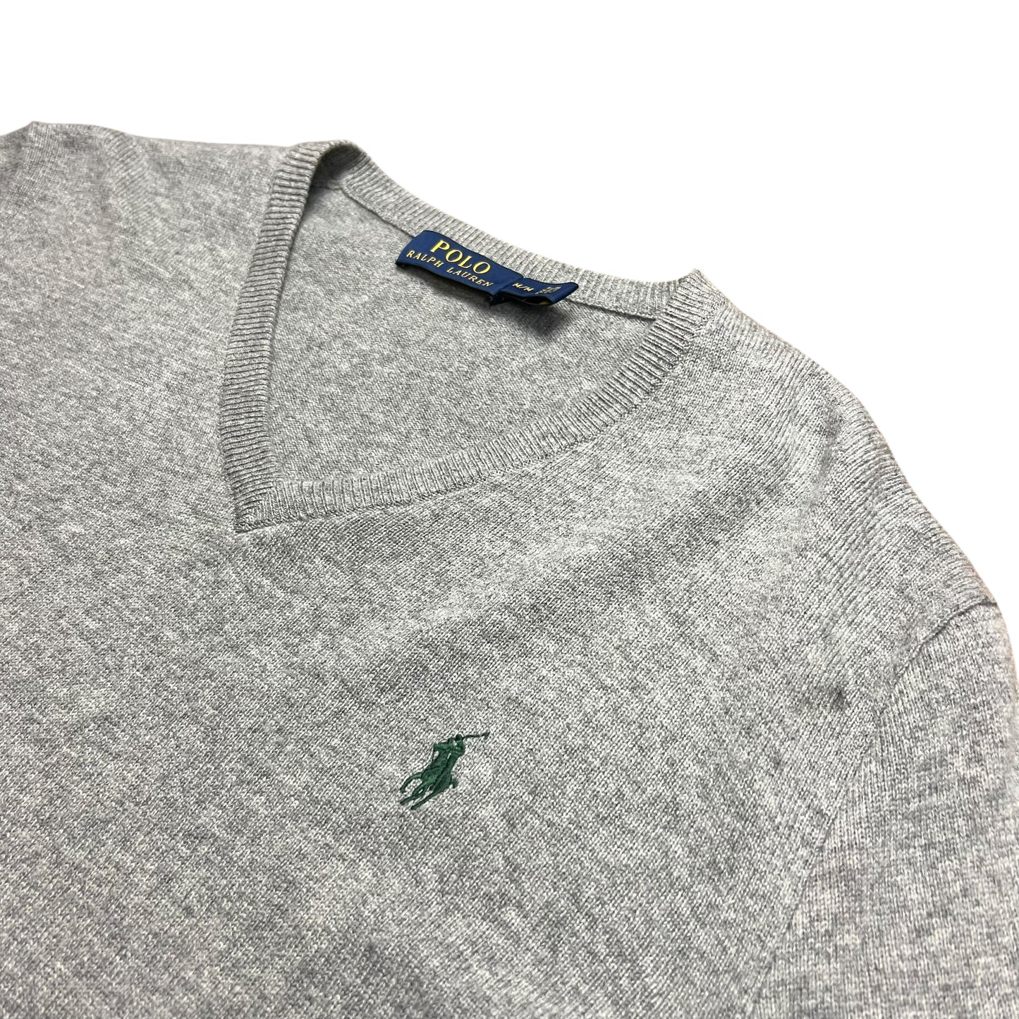 Polo Ralph Lauren Grey Merino Wool Sweater - M