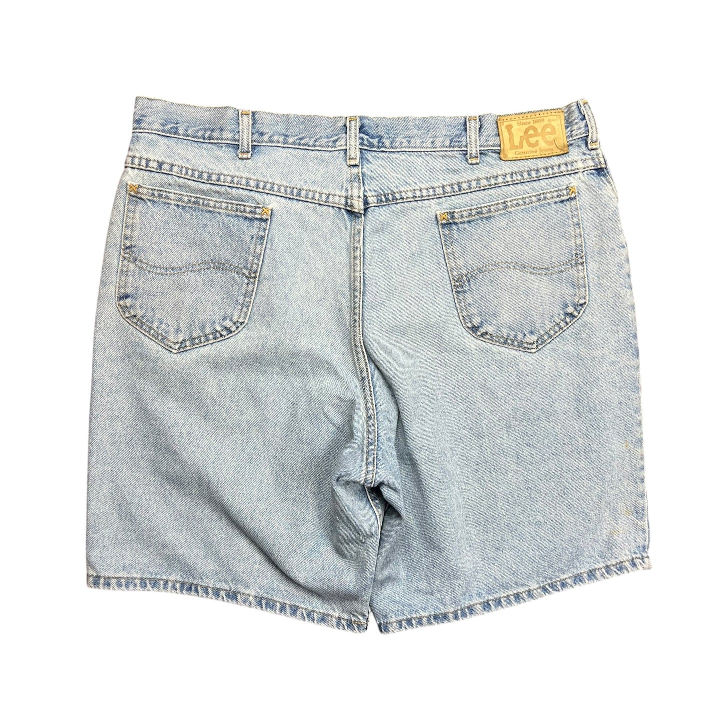 Lee Light Wash Baggy Jean Shorts - 38"
