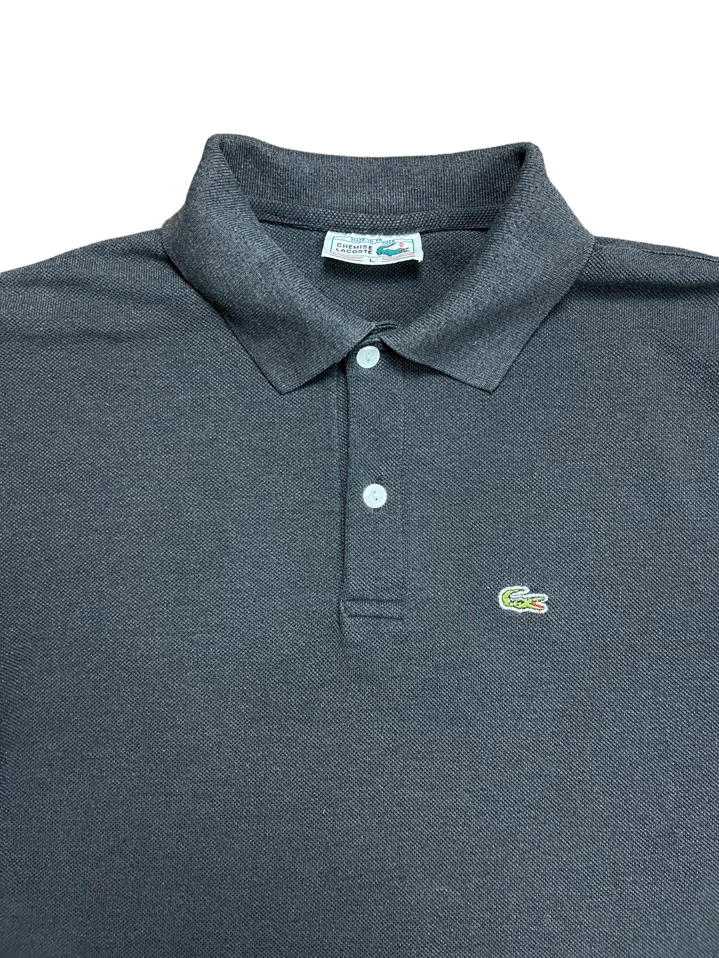 Chemise Lacoste Black Polo Shirt - M