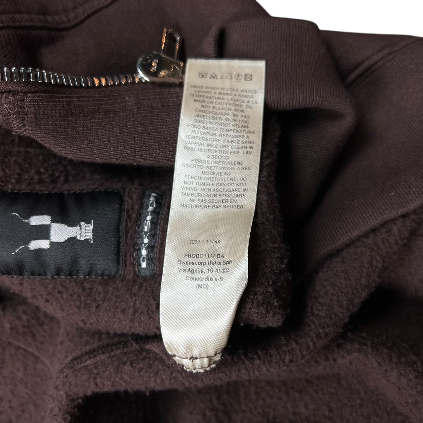 Rick Owens DRKSHDW Sleeveless Gimp Hoodie - L