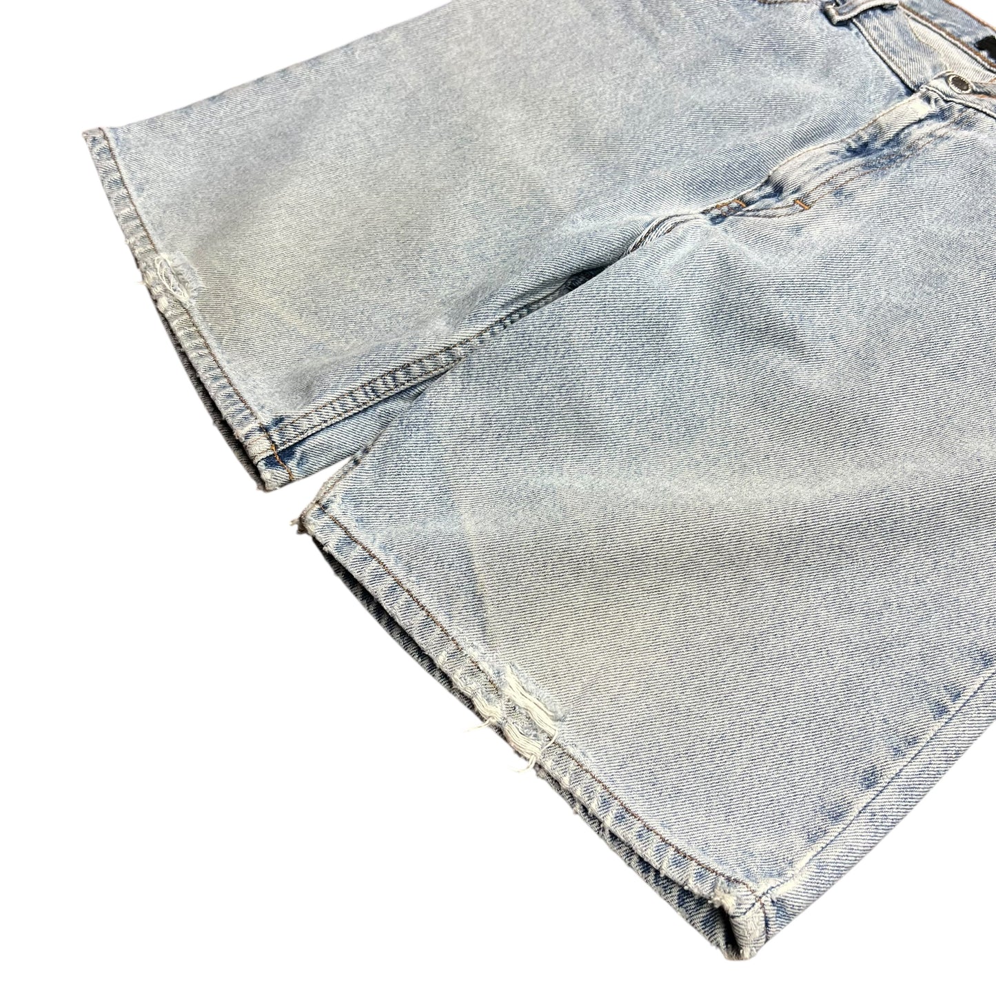 Calvin Klein Faded Light Wash Jean Shorts - 32"
