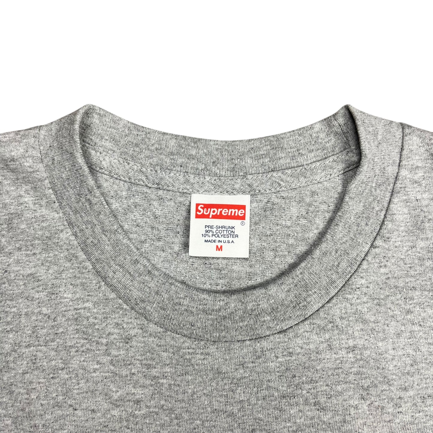 Supreme Heather Grey Tire T-shirt - L