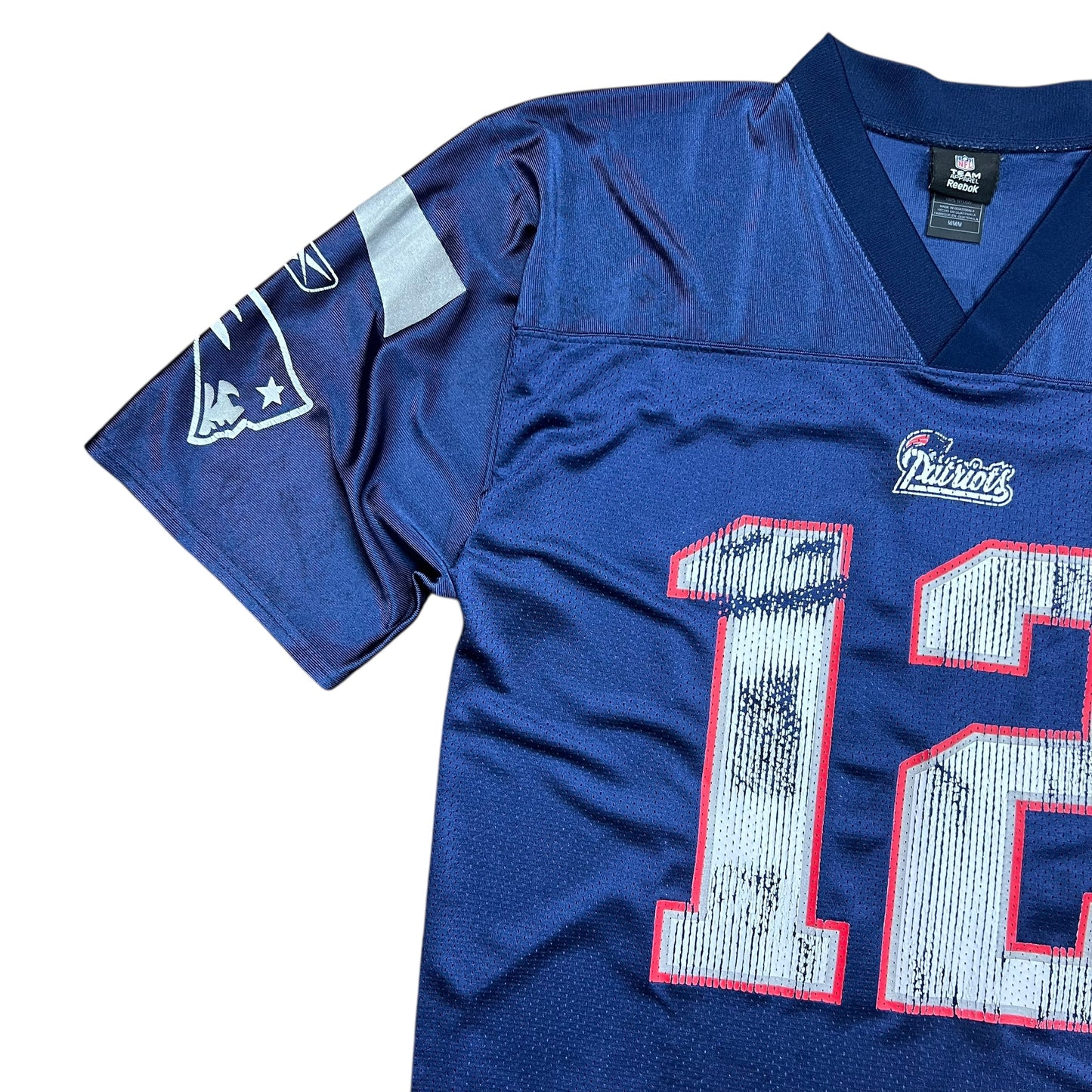 Reebok New England Patriots Cropped NFL Jersey - M