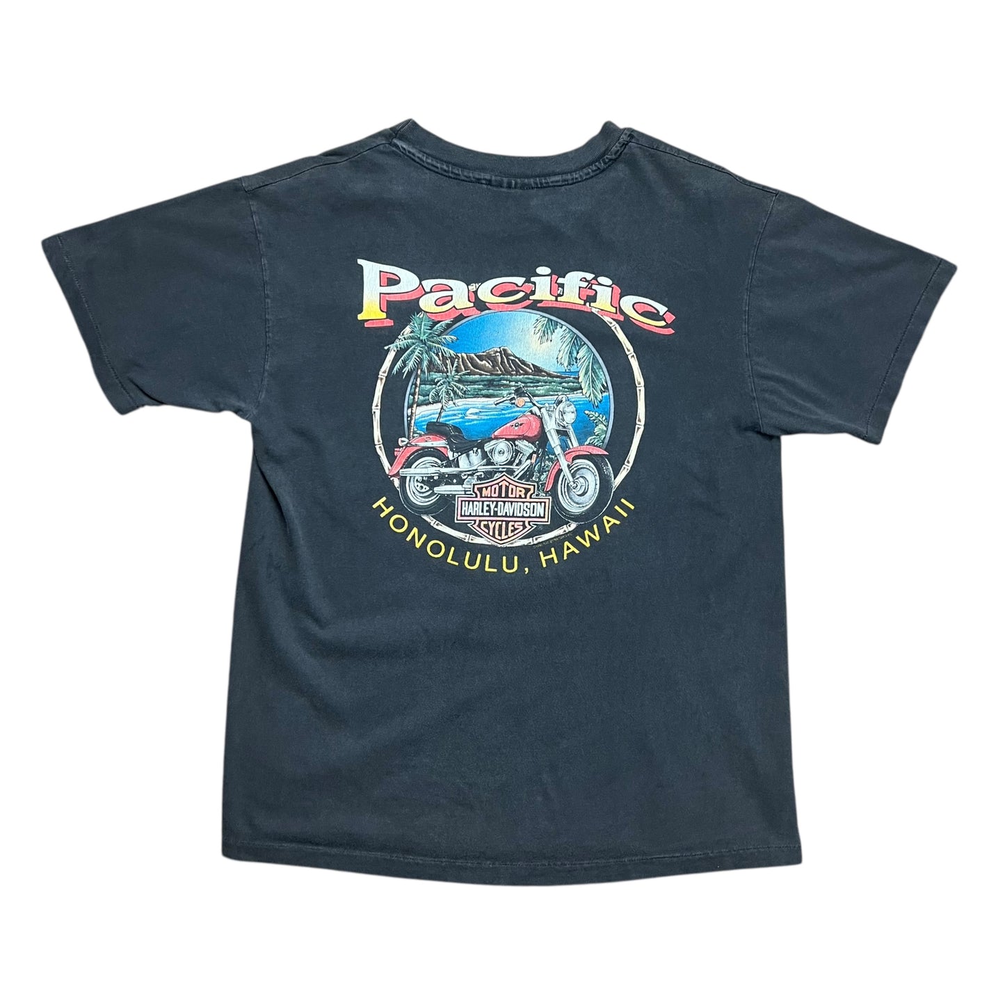 1992 Harley-Davidson Faded Eagle Emblem T-shirt - L