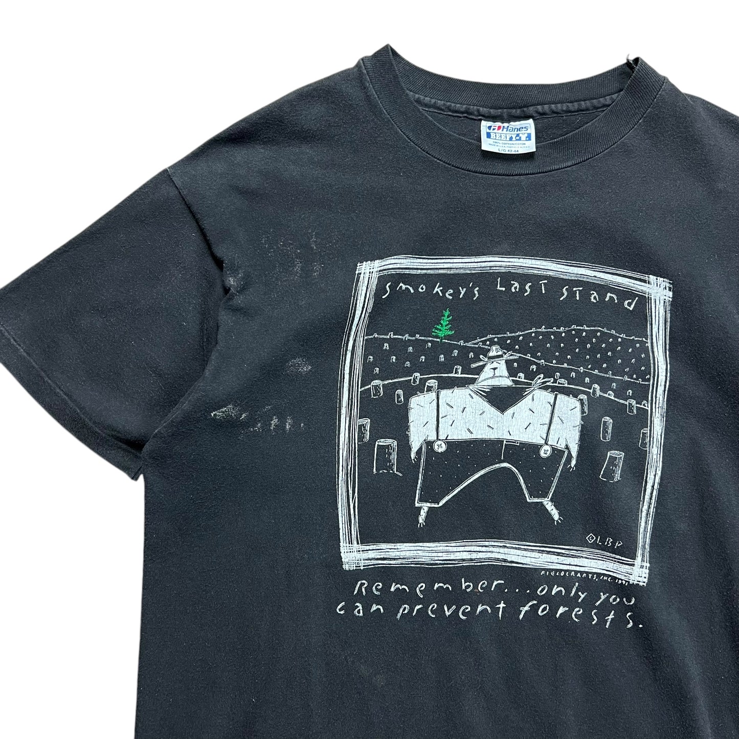 1991 Smokey The Bear T-shirt - L