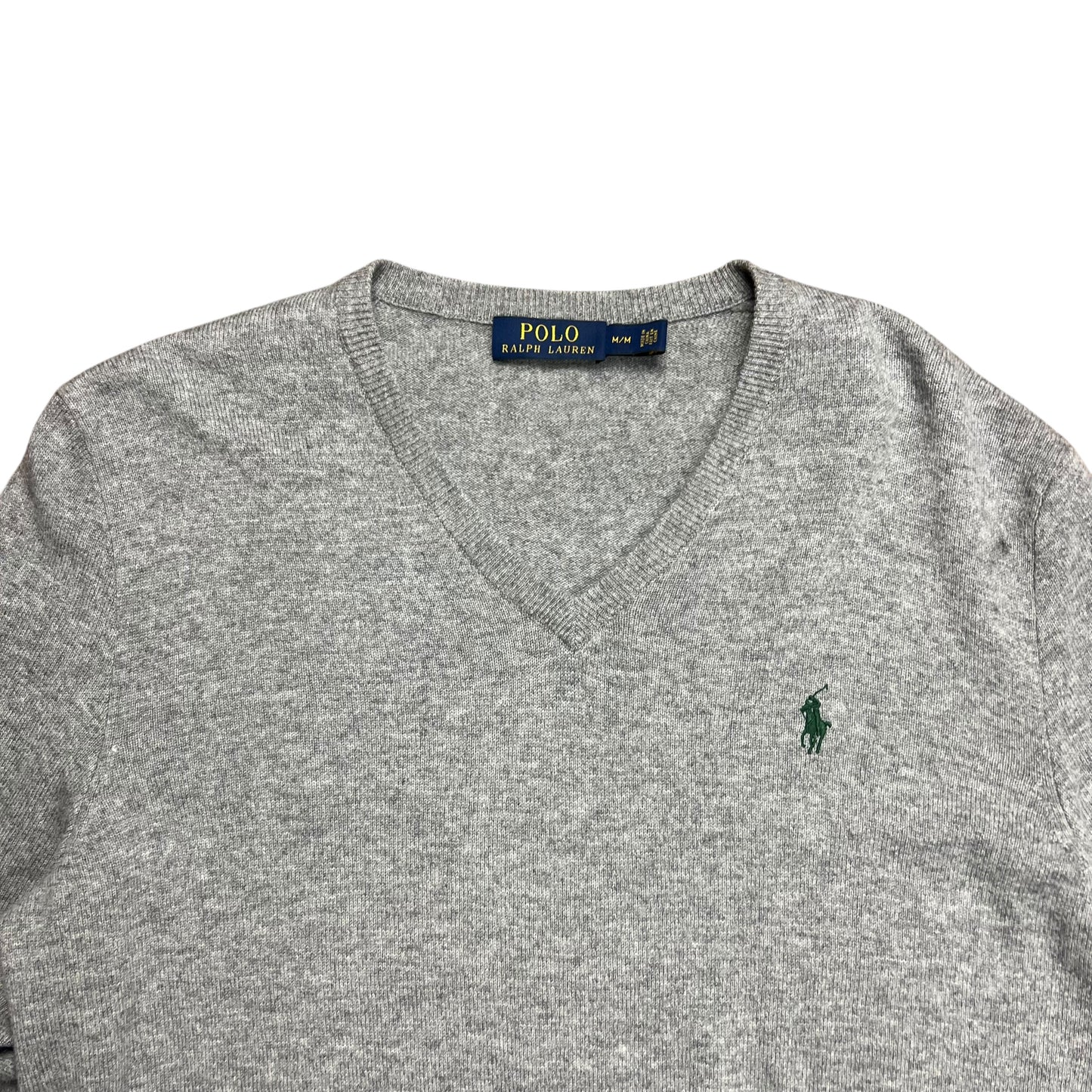 Polo Ralph Lauren Grey Merino Wool Sweater - M