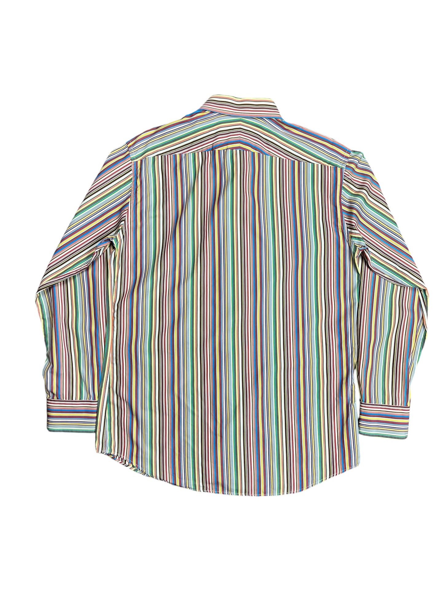 Paul Smith Colourful Striped Button-up Shirt - L
