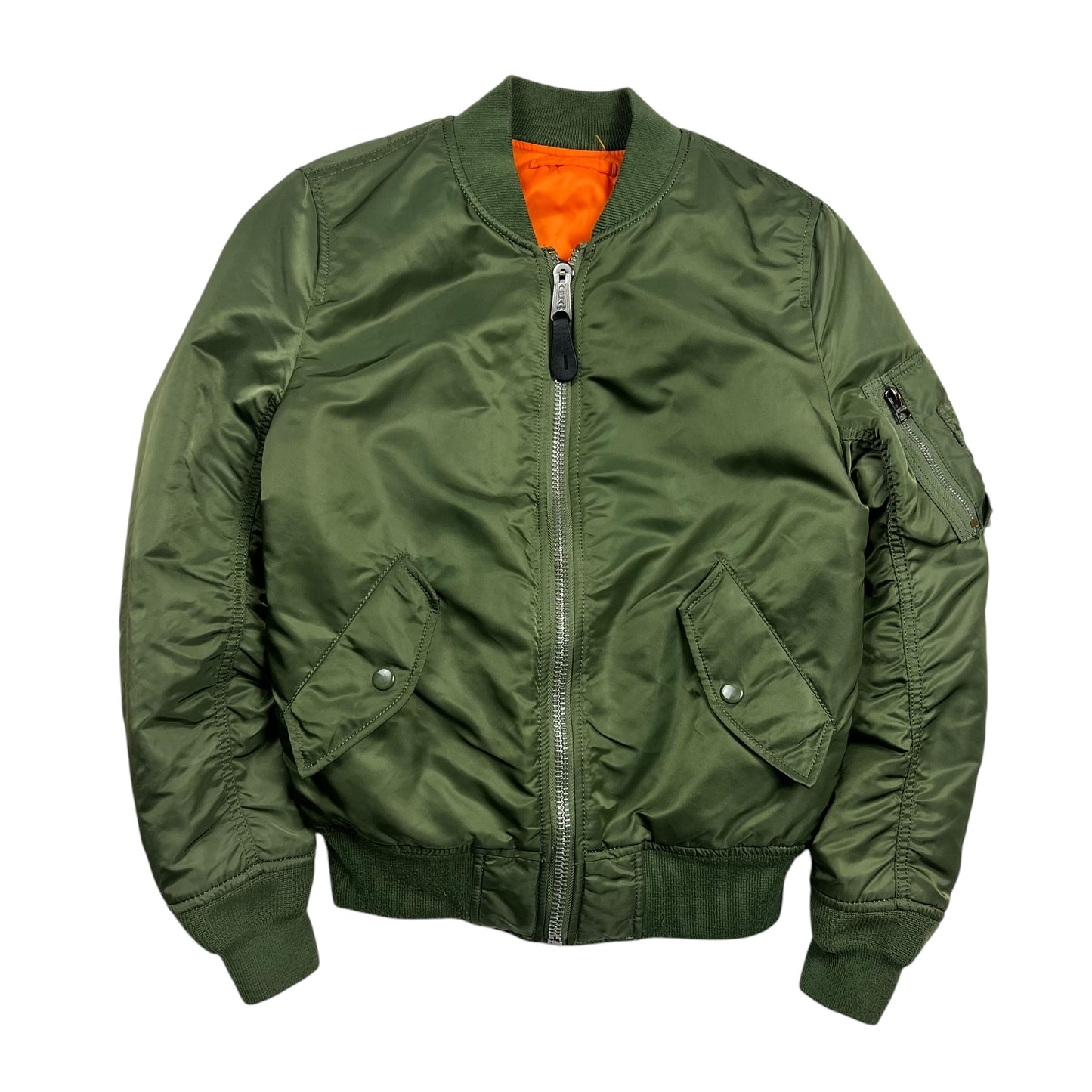 Alpha Industries Green Bomber Jacket - XS