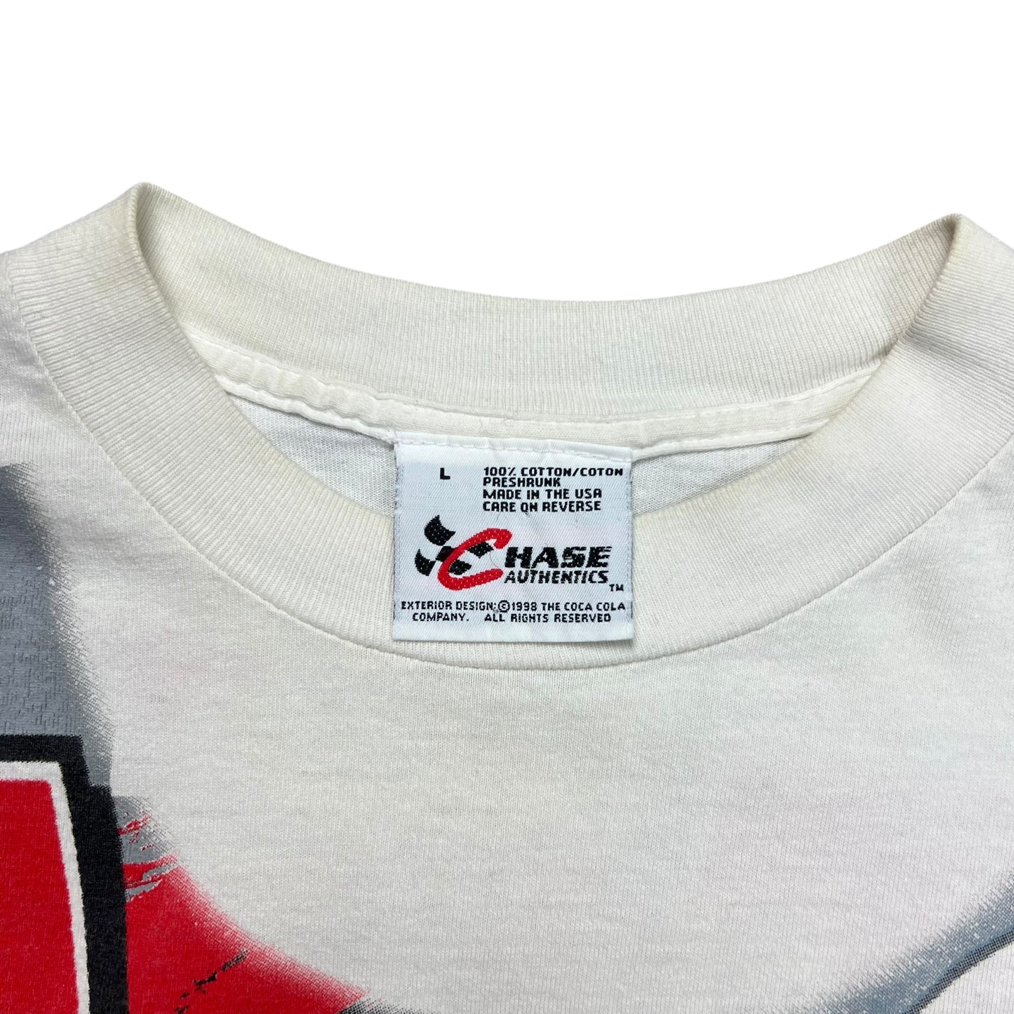 1998 Dale Earnhardt Jr. Coca-Cola AOP T-shirt - L
