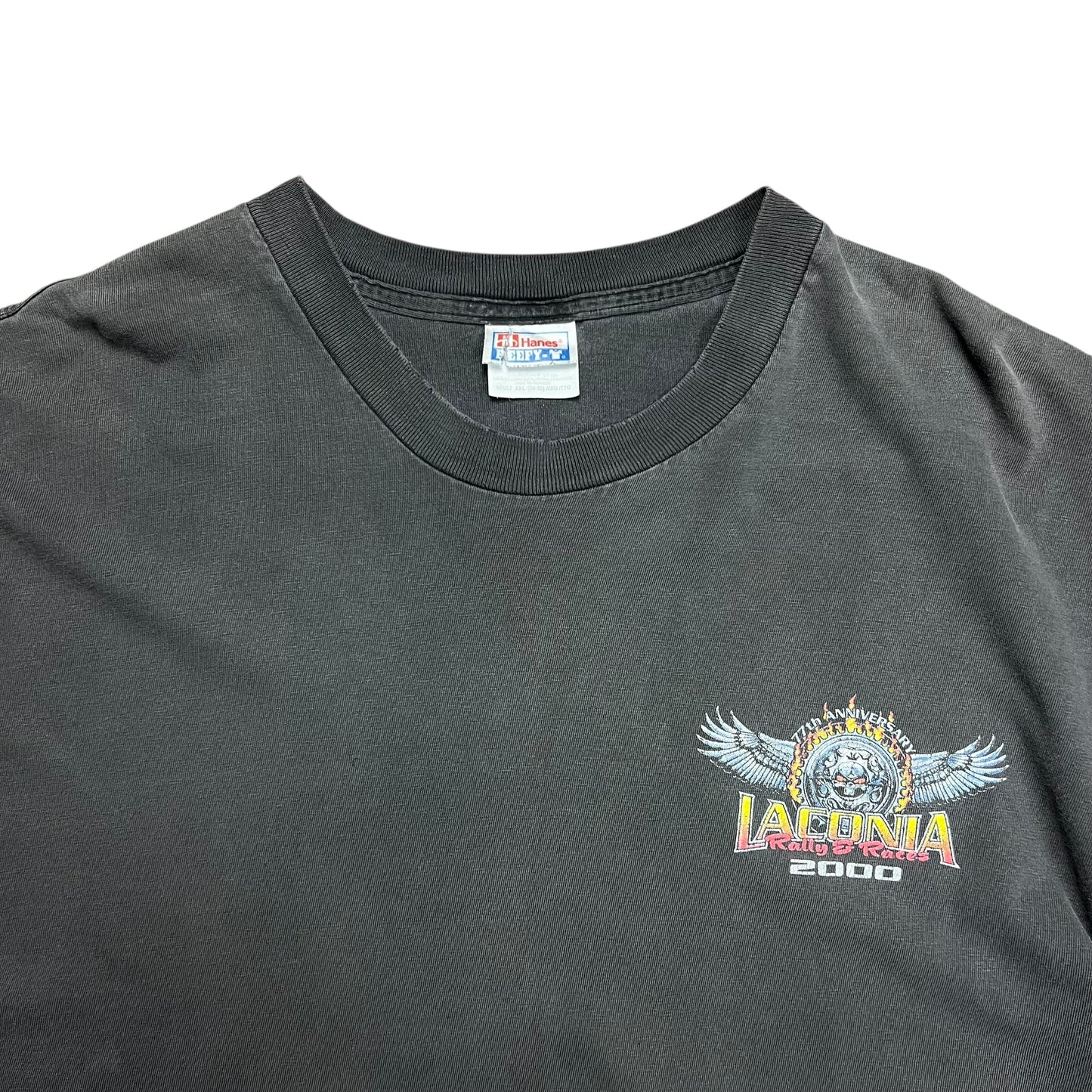 2000 Faded Laconia Rally & Races T-shirt - XXL