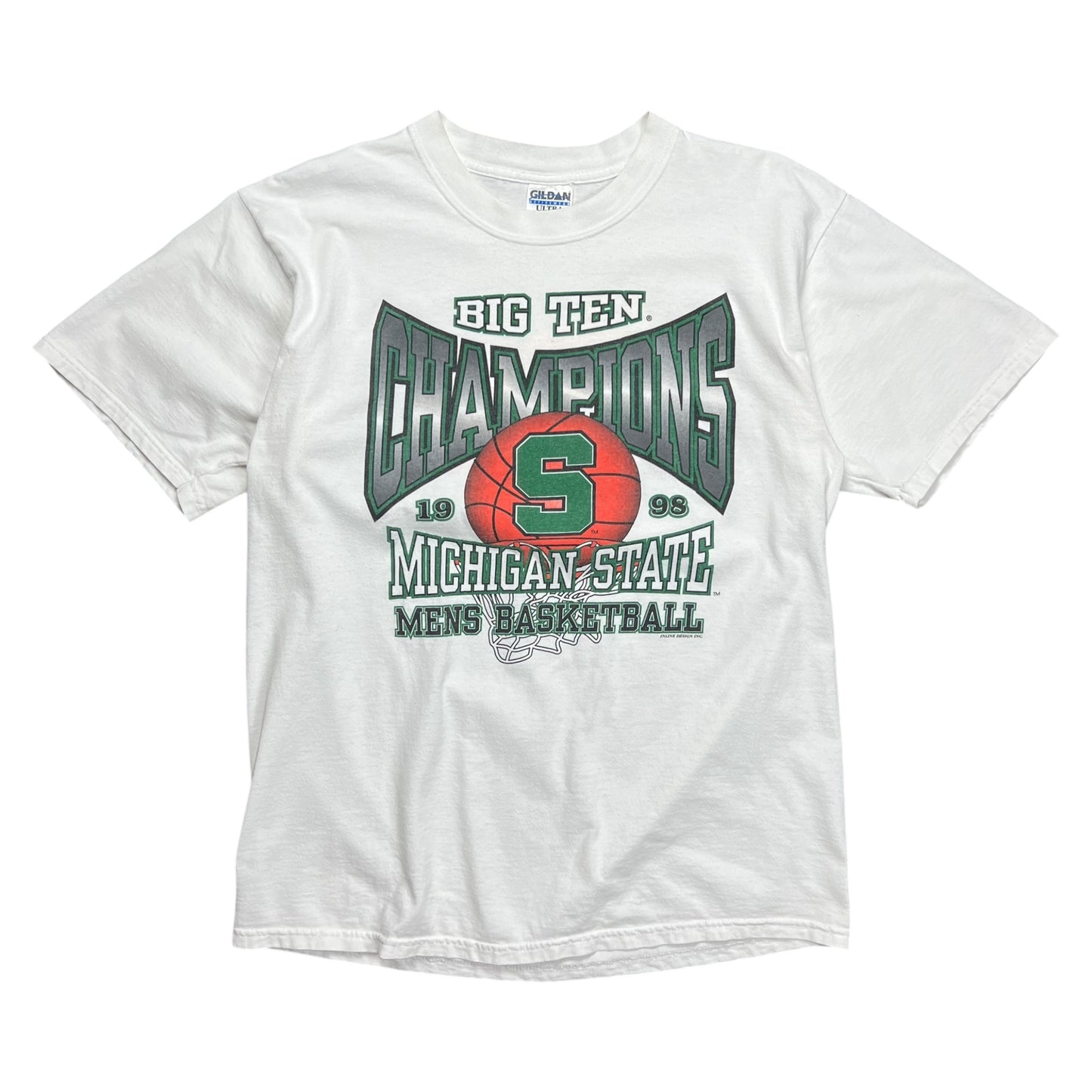 1998 NCAA Michigan State Big Ten T-shirt - L