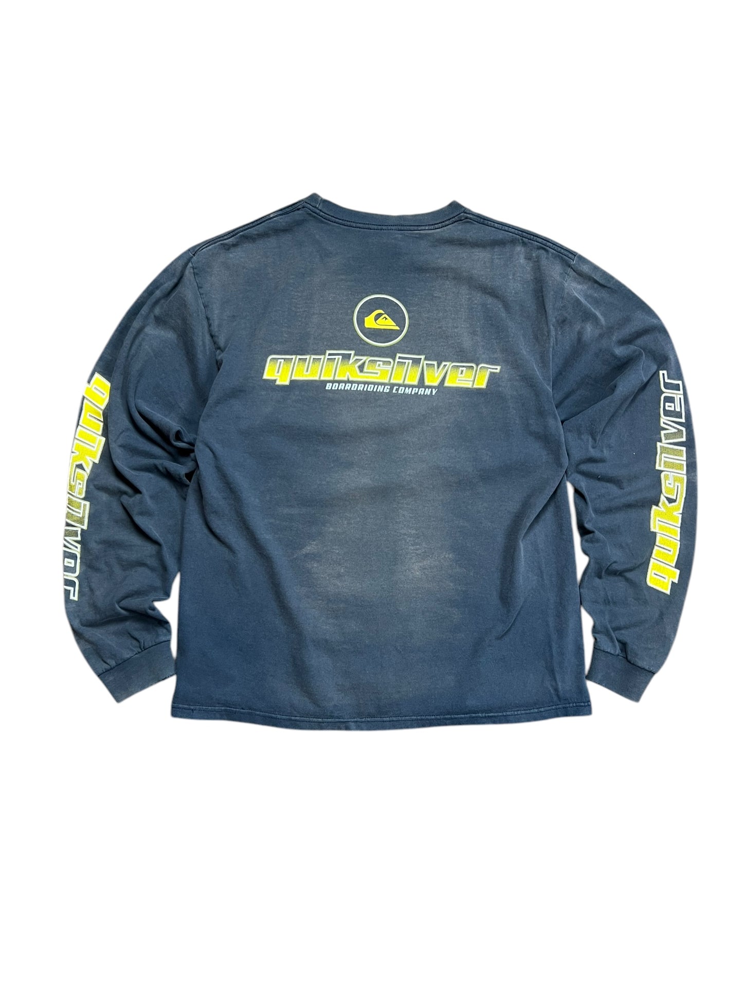 Quicksilver Faded Long-sleeve Shirt - M