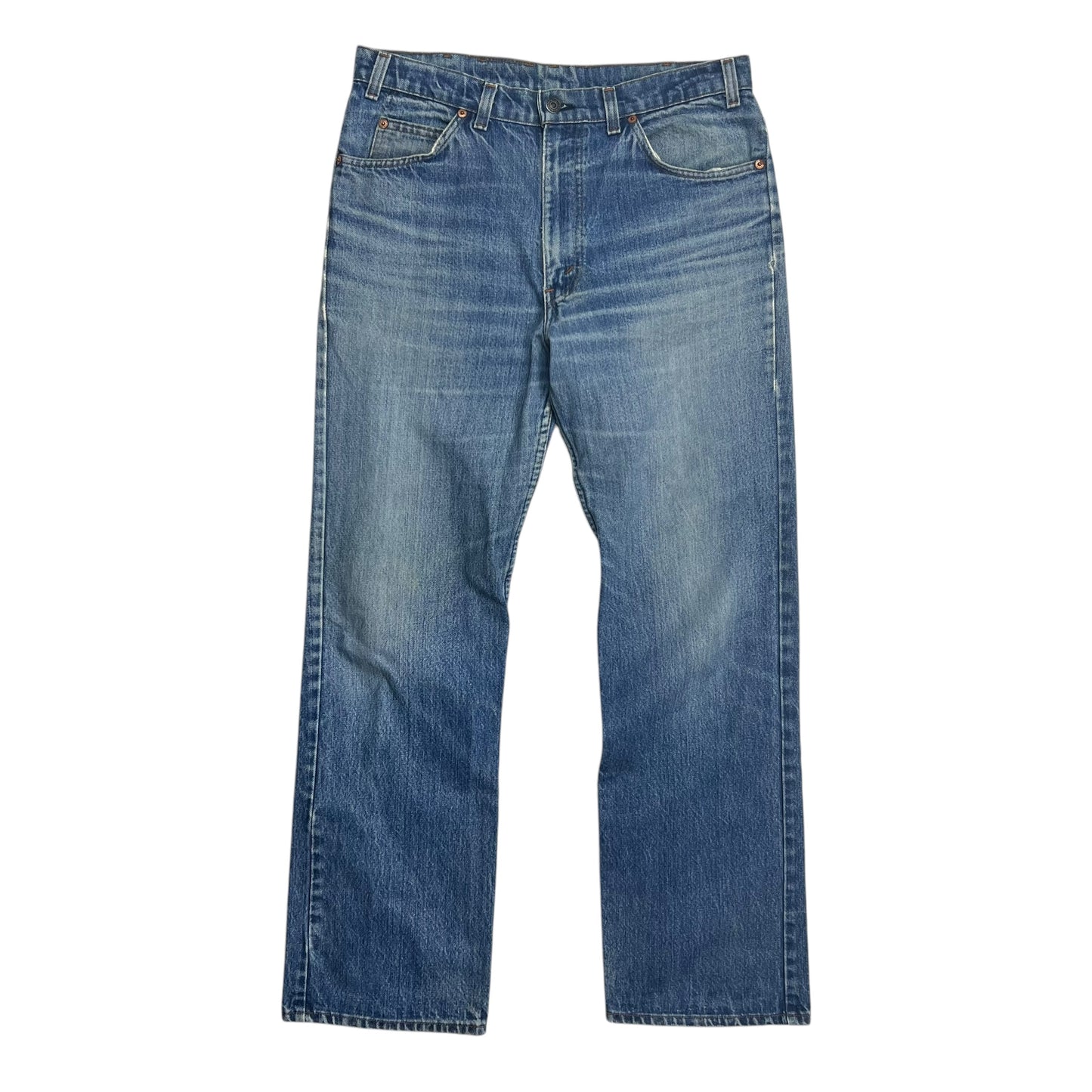 Levi’s Faded Orange Tab Blue Jeans - 33”