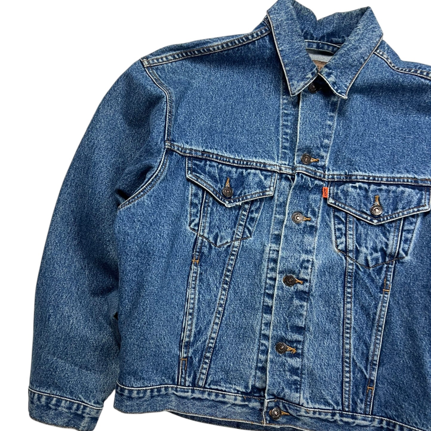 Levi’s Orange Tab Blue Jean Jacket - M