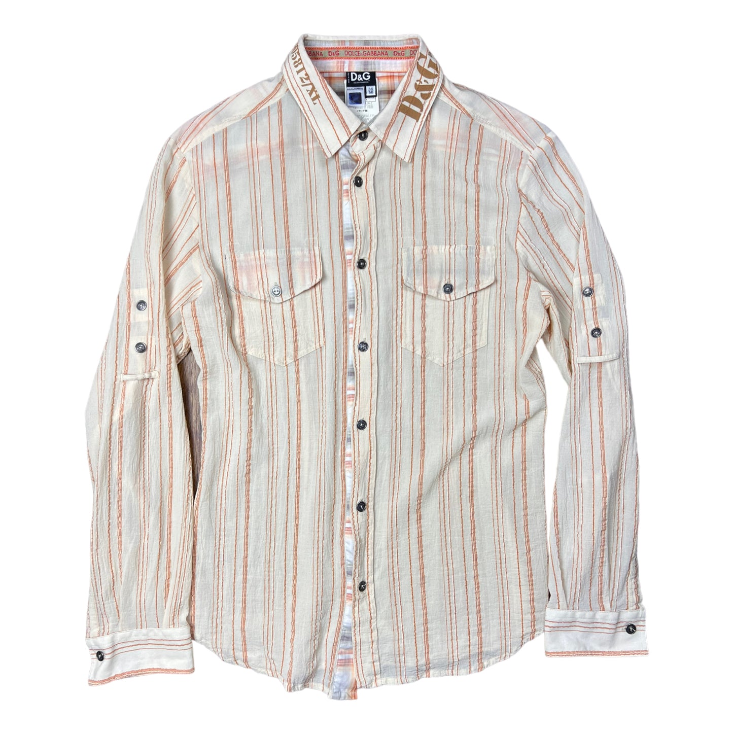 Dolce & Gabbana Recruit Button Up Shirt - L