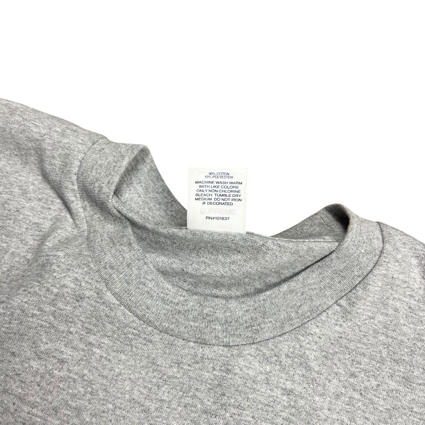 Supreme Heather Grey Tire T-shirt - L