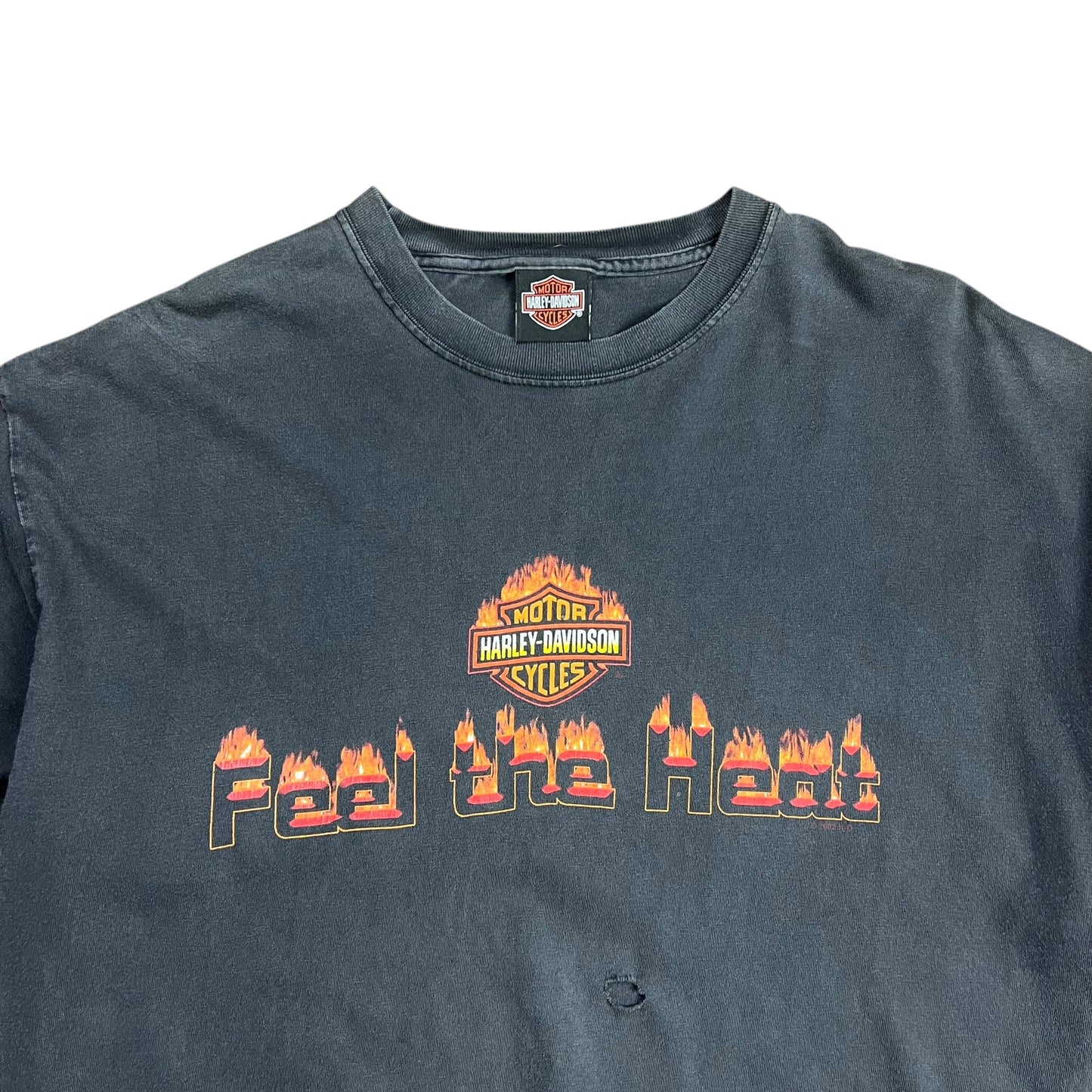 2002 Harley-Davidson Faded Feel The Heat T-shirt - XL