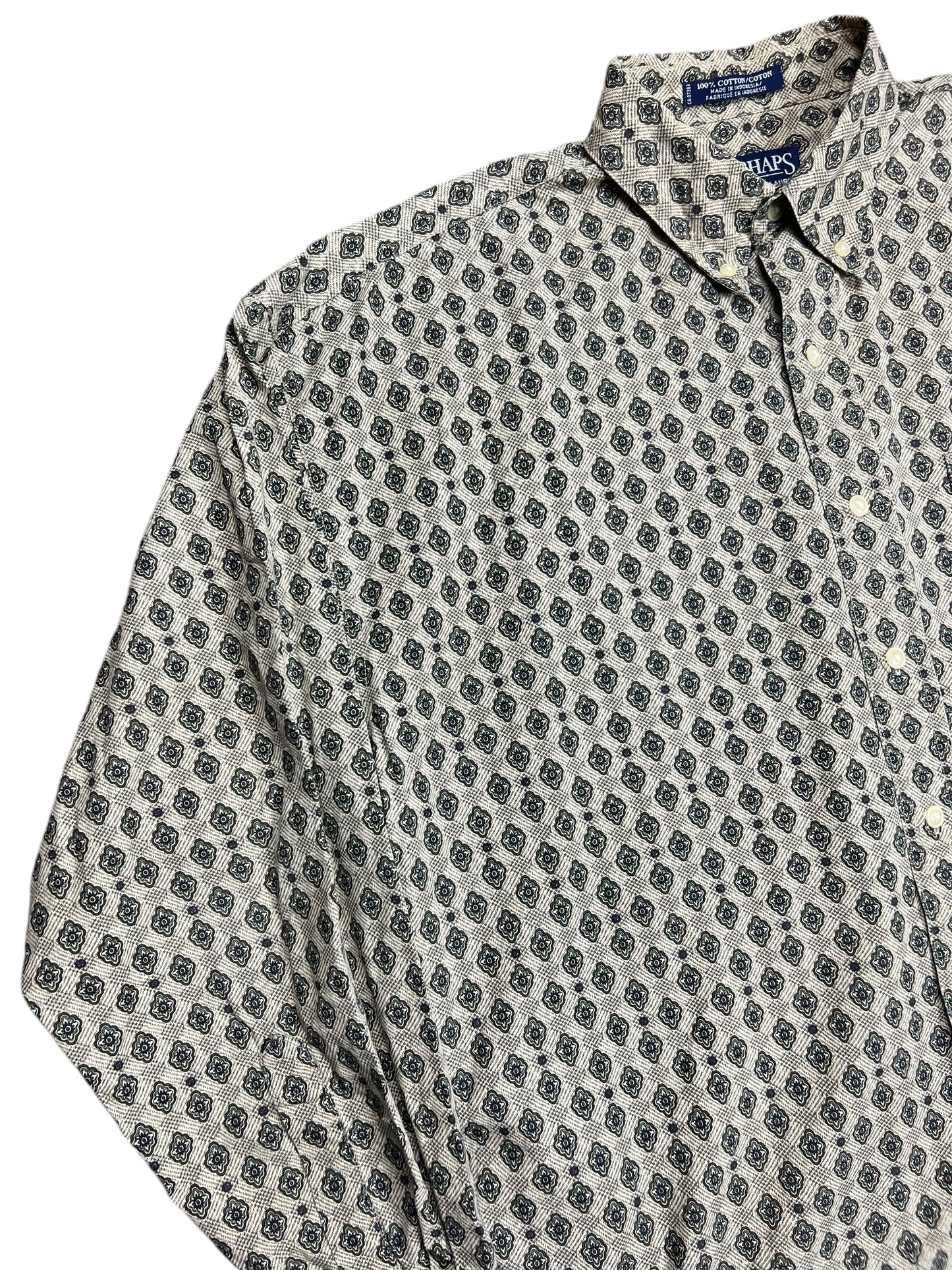 Chaps Ralph Lauren Patterned Button-up Shirt - XL