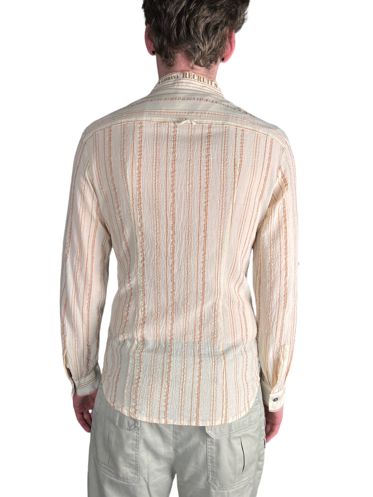 Dolce & Gabbana Recruit Button Up Shirt - L