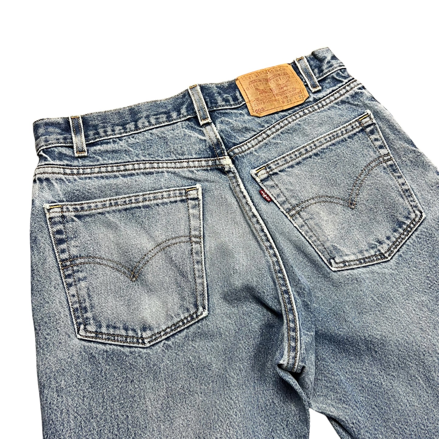 Levi’s 505 Faded & Distressed Light Wash Jeans - 30”