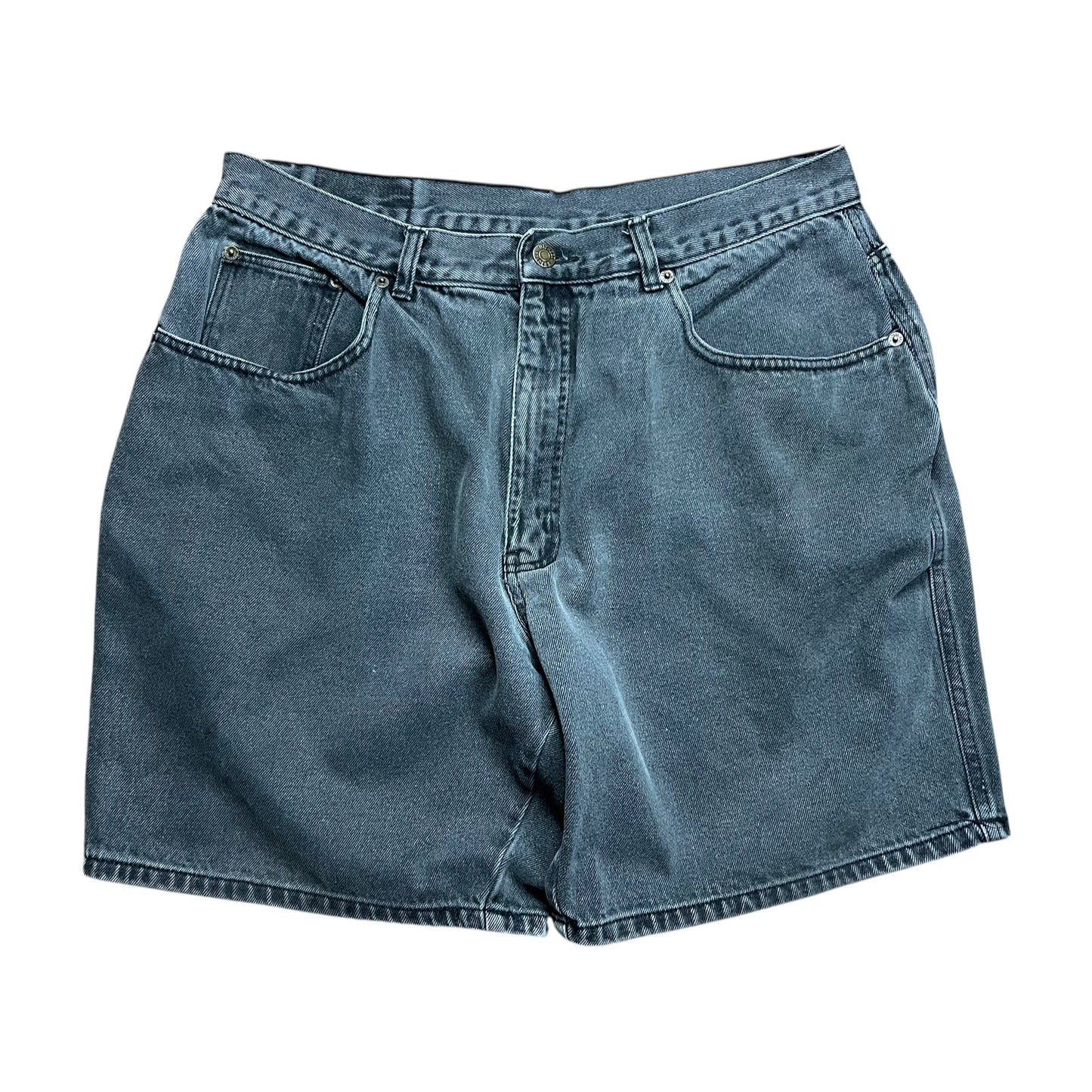 Midwest Traders Faded Black Jean Shorts - 34"