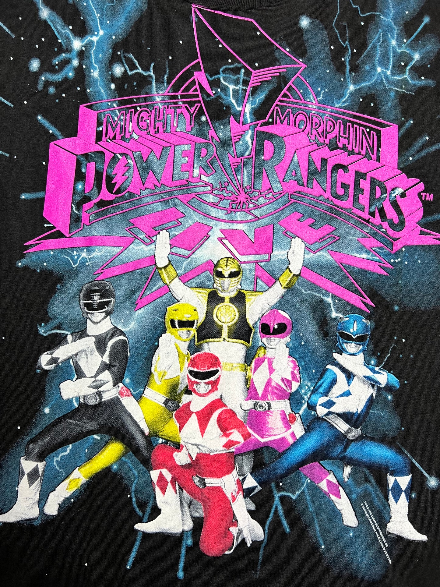 1994 Mighty Morphin Power Rangers T-shirt - M