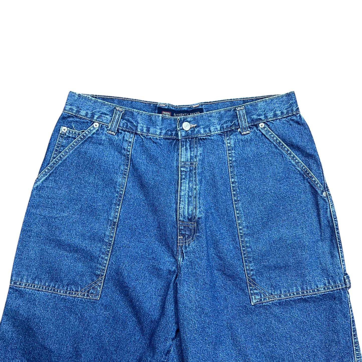 Faded Glory Baggy Blue Jean Shorts - 36”