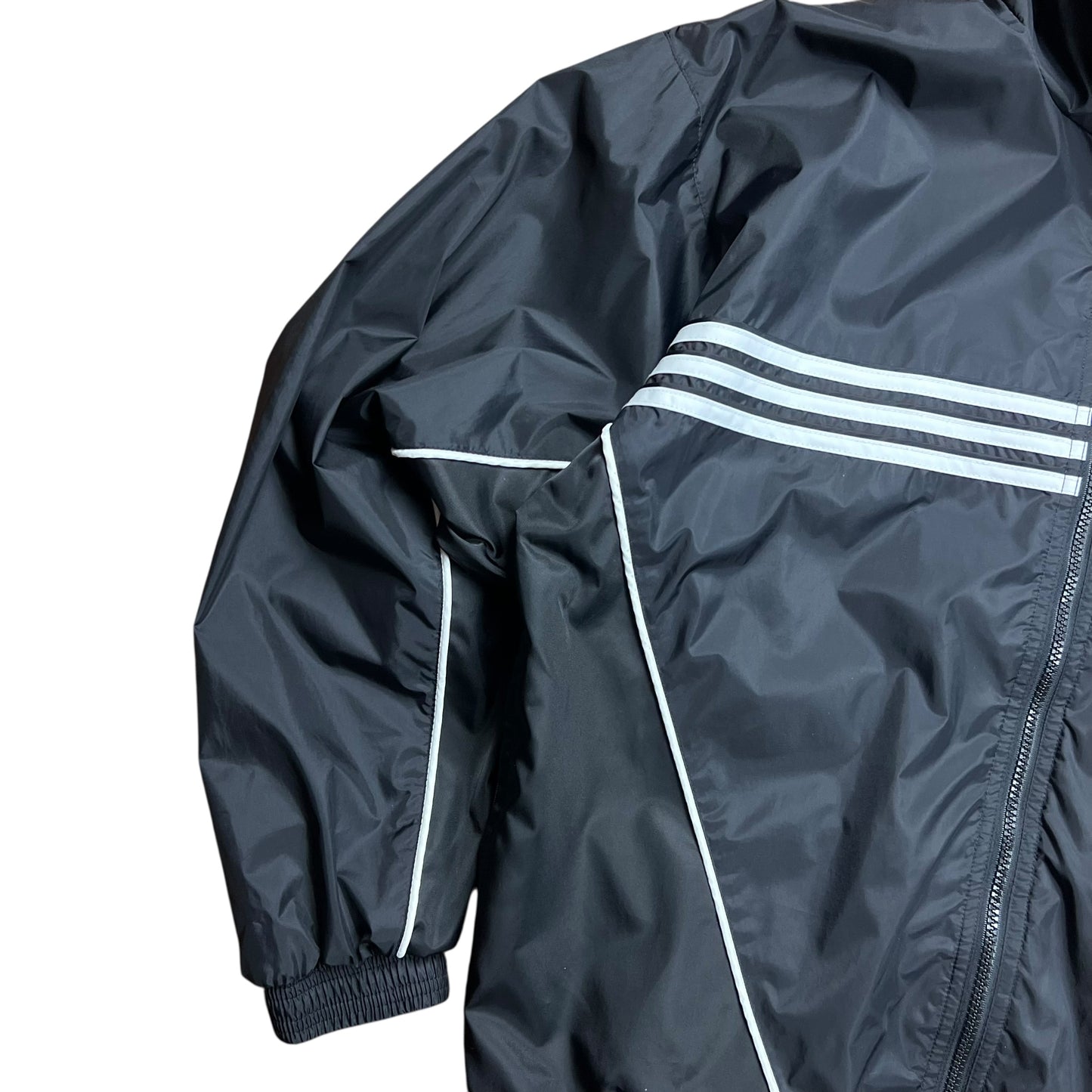 Adidas Lined Nylon Track Jacket - M