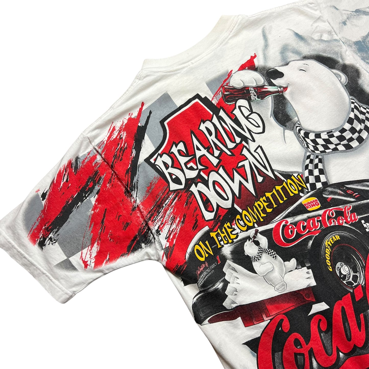 1998 Dale Earnhardt Jr. Coca-Cola AOP T-shirt - L