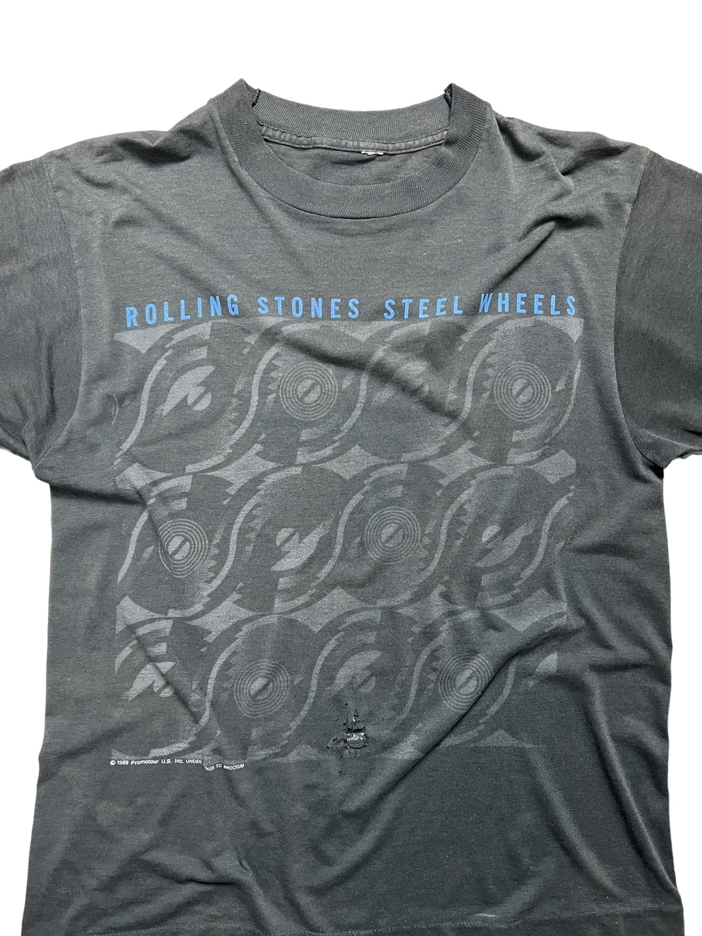 1989 Paper Thin Rolling Stones Canadian Tour T-shirt - M