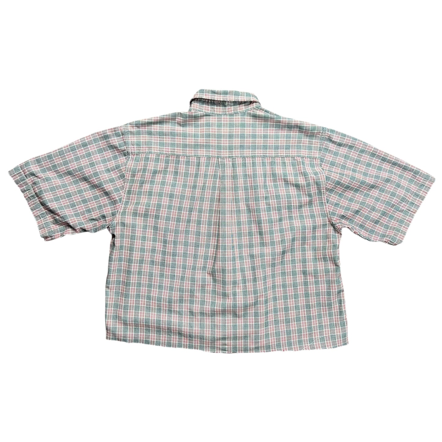 Carhartt Cropped Plaid Button-up Shirt - M