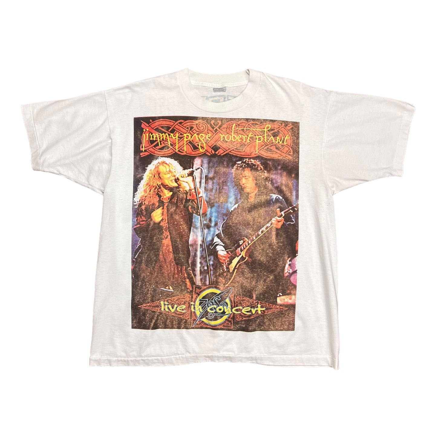 1995 Jimmy Page & Robert Plant Led Zeppelin T-shirt - XL
