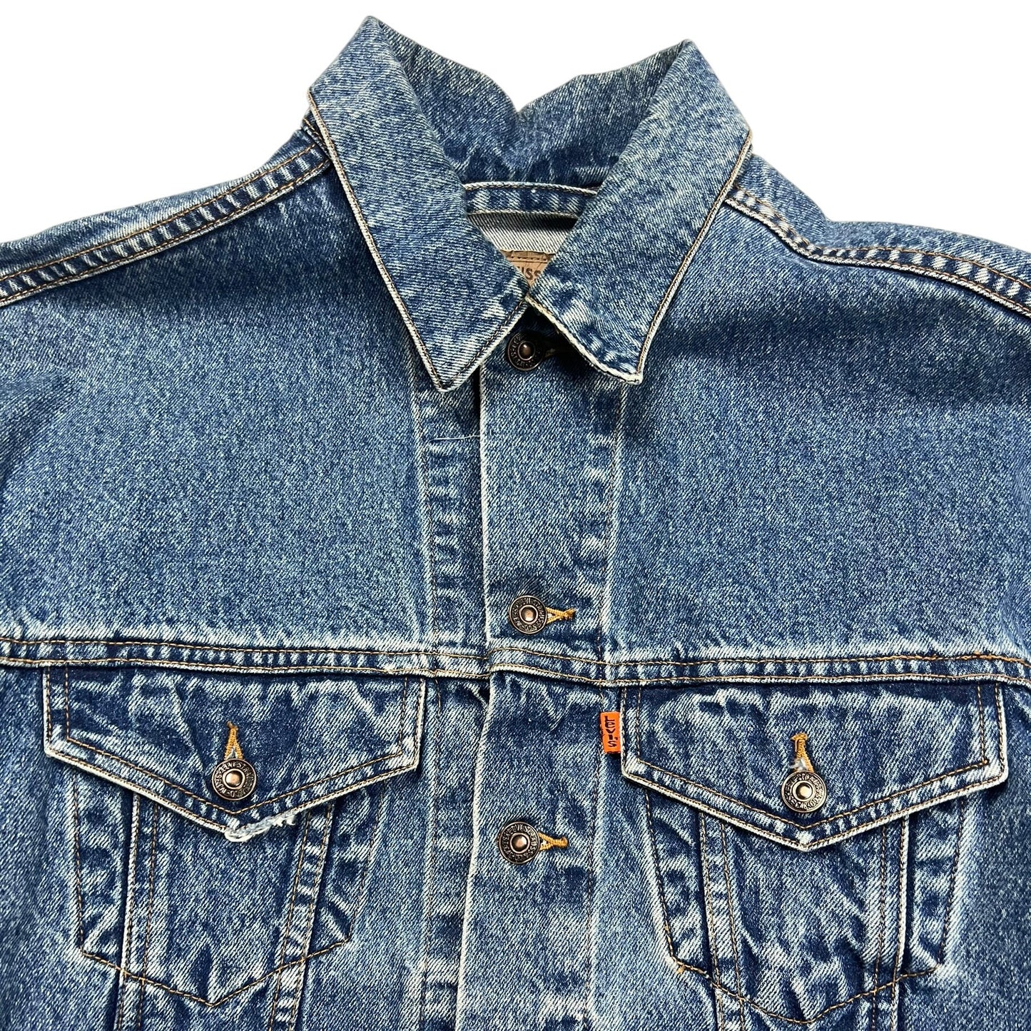 Levi’s Orange Tab Blue Jean Jacket - M