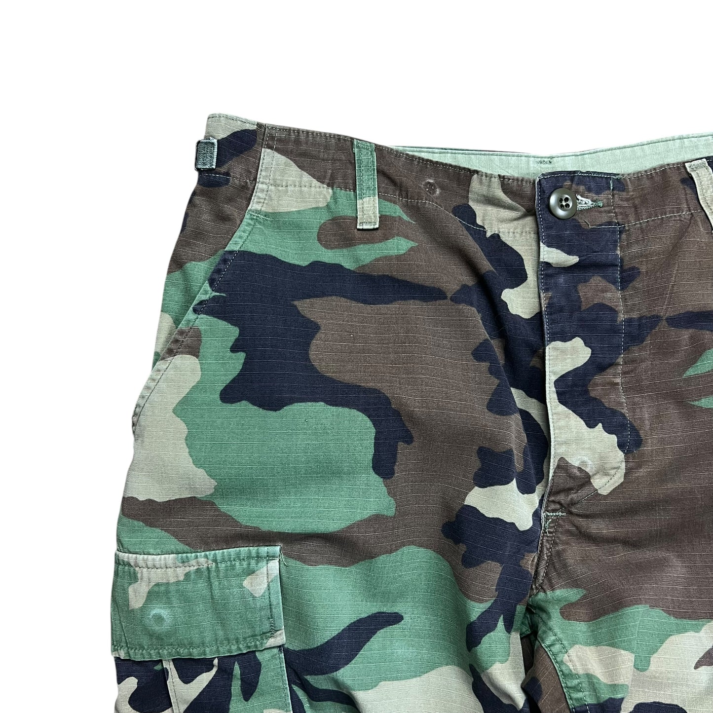 Woodland Camo ARMY Cargo Shorts - 34"