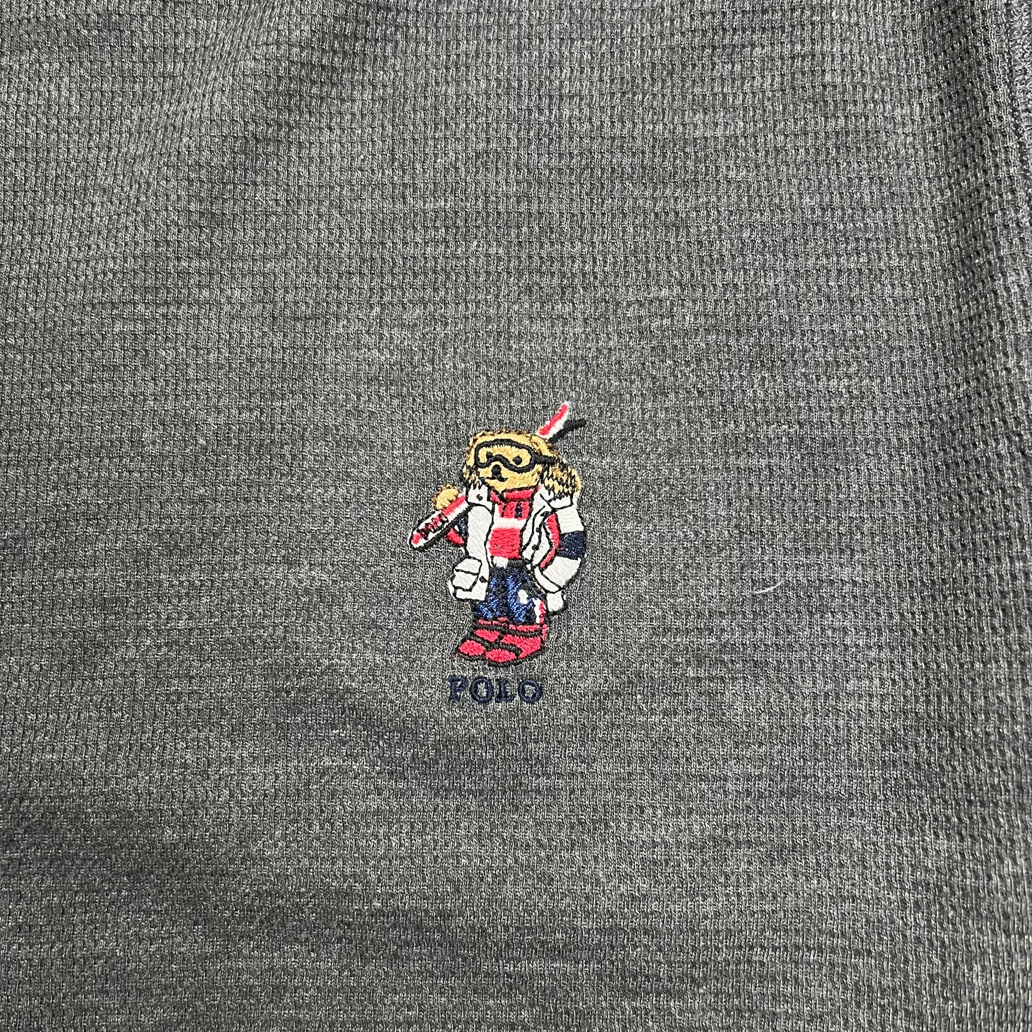 Polo Ralph Lauren Polo Bear Waffle-Knit Shirt - L