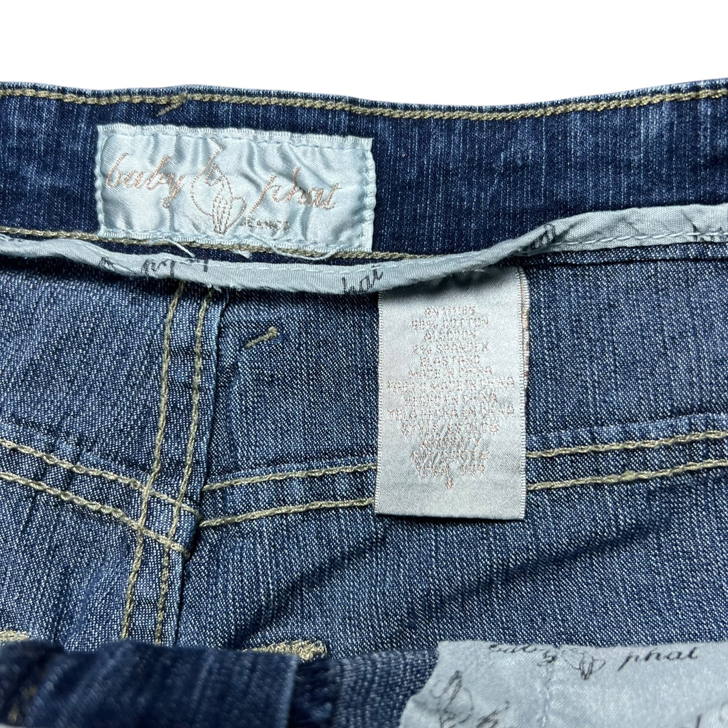 Baby Phat Faded Blue Capri Jeans - 28”