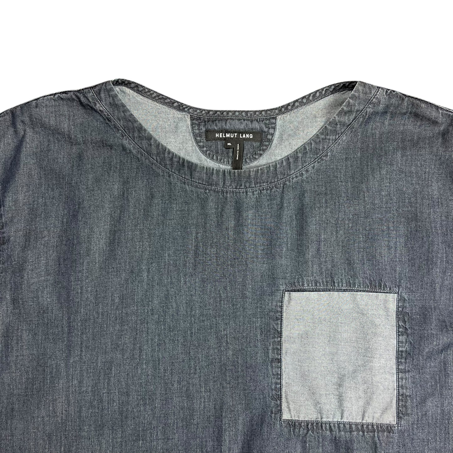 Helmut Lang Denim Pocket T-shirt - XL