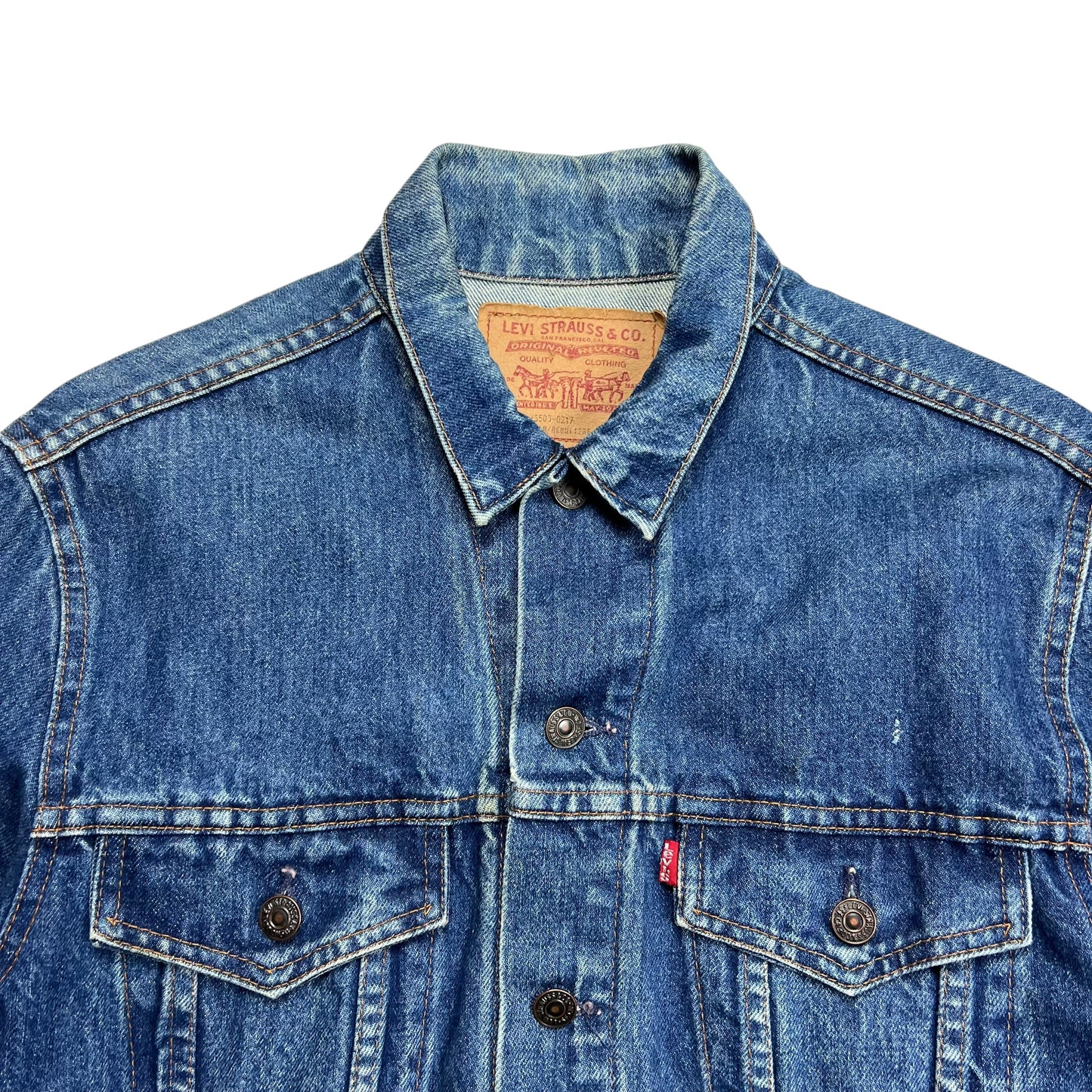 Levi’s Dark Blue Denim Jacket - M