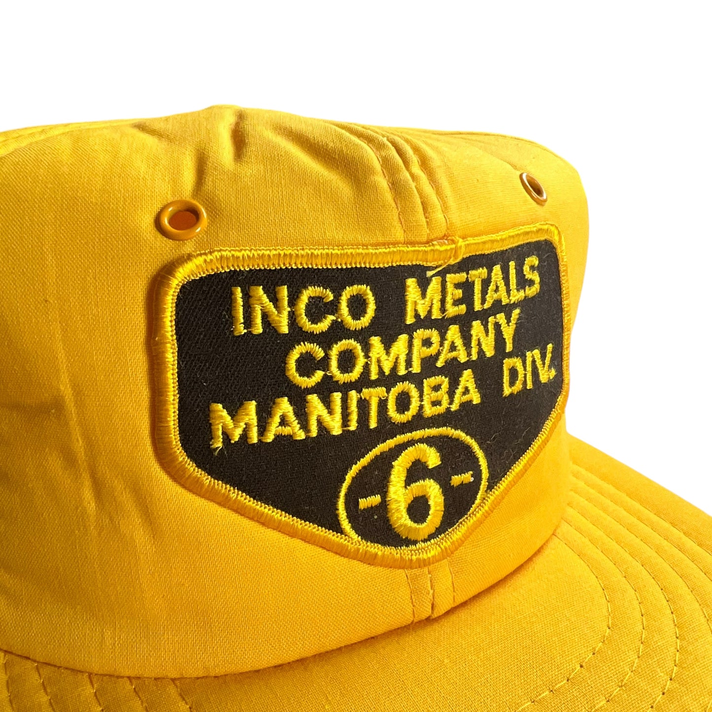 Yellow Manitoba Inco Metals Hat