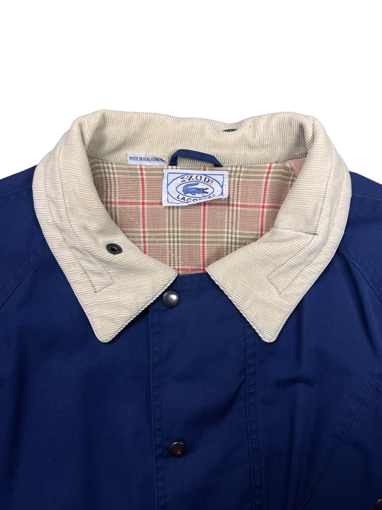 80’s Izod Lacoste Button-up Chore Jacket - L