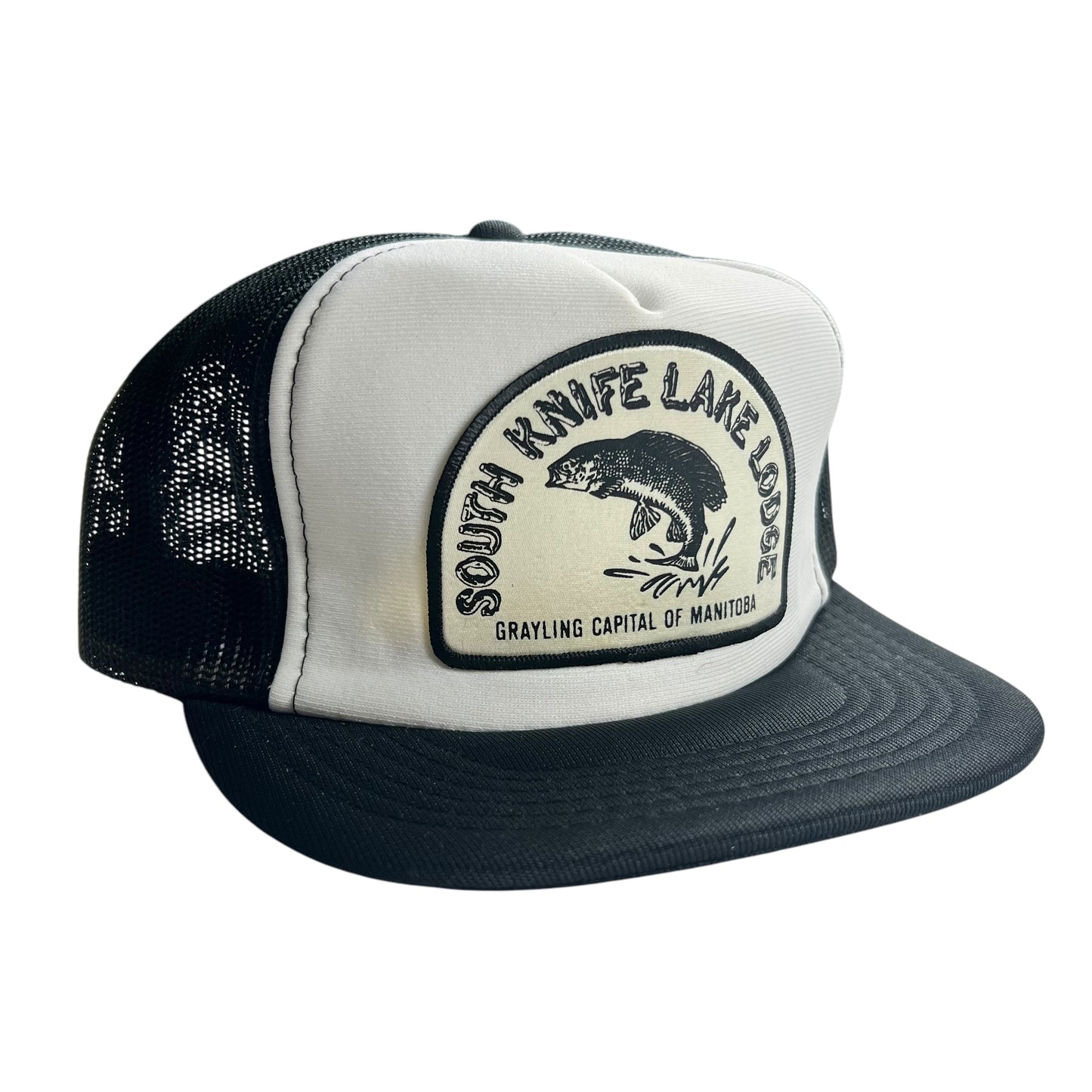 Black & White South Knife Lake Trucker Hat