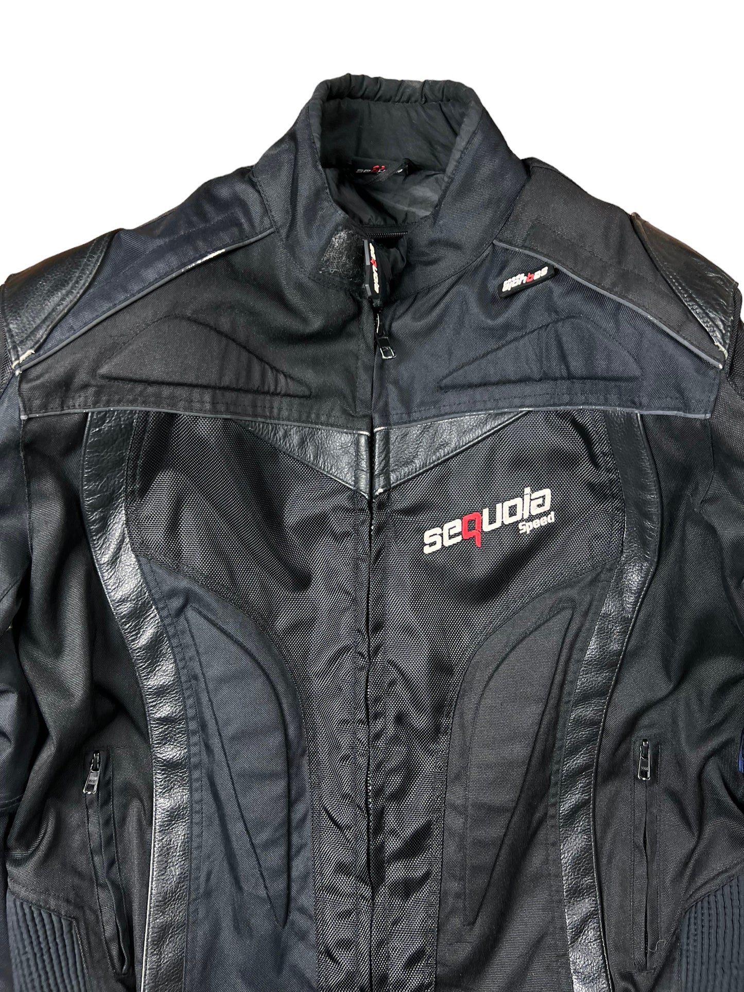 Black Sequola Motorcycle Jacket - M