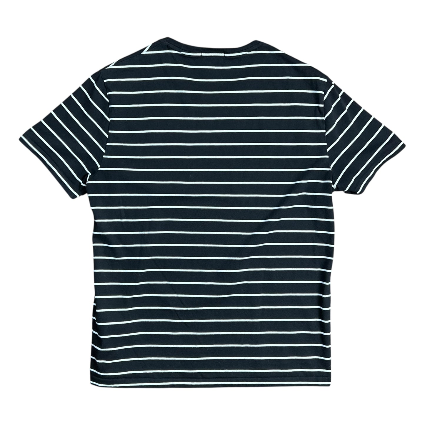 Polo Ralph Lauren Black & White Striped T-shirt - L