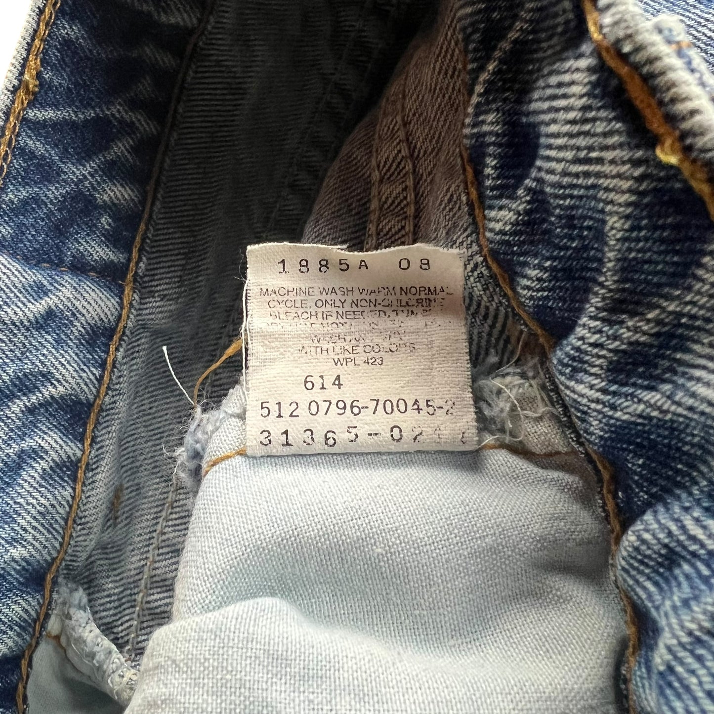 Levi’s Faded Light Wash Orange Tab Jeans - 26”