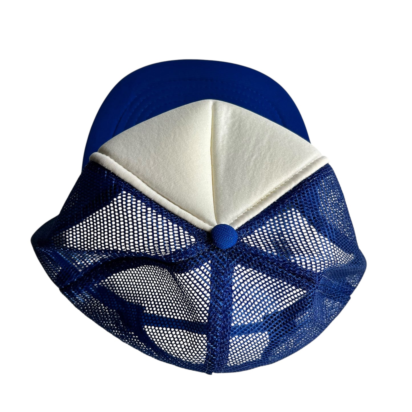 Blue & White Manitoba Buffalo Trucker Hat