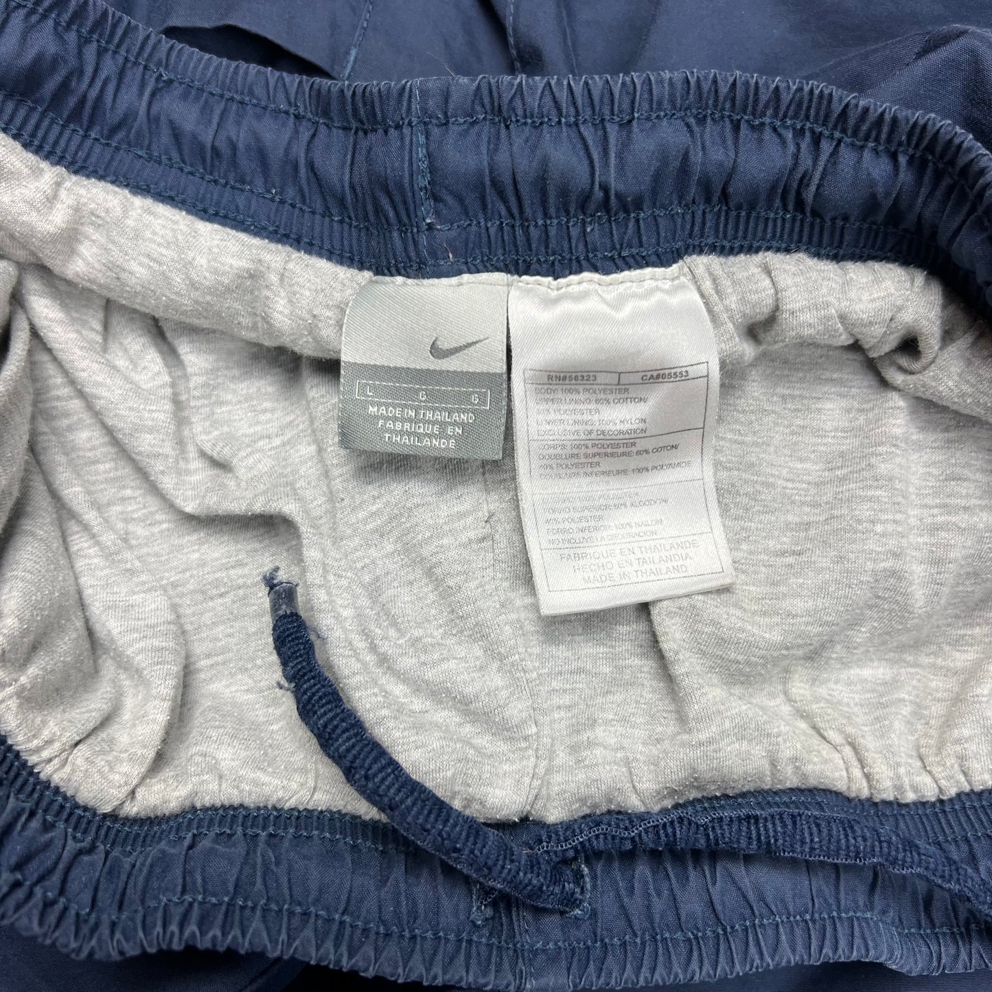 Nike Navy Lined Track Pants - L