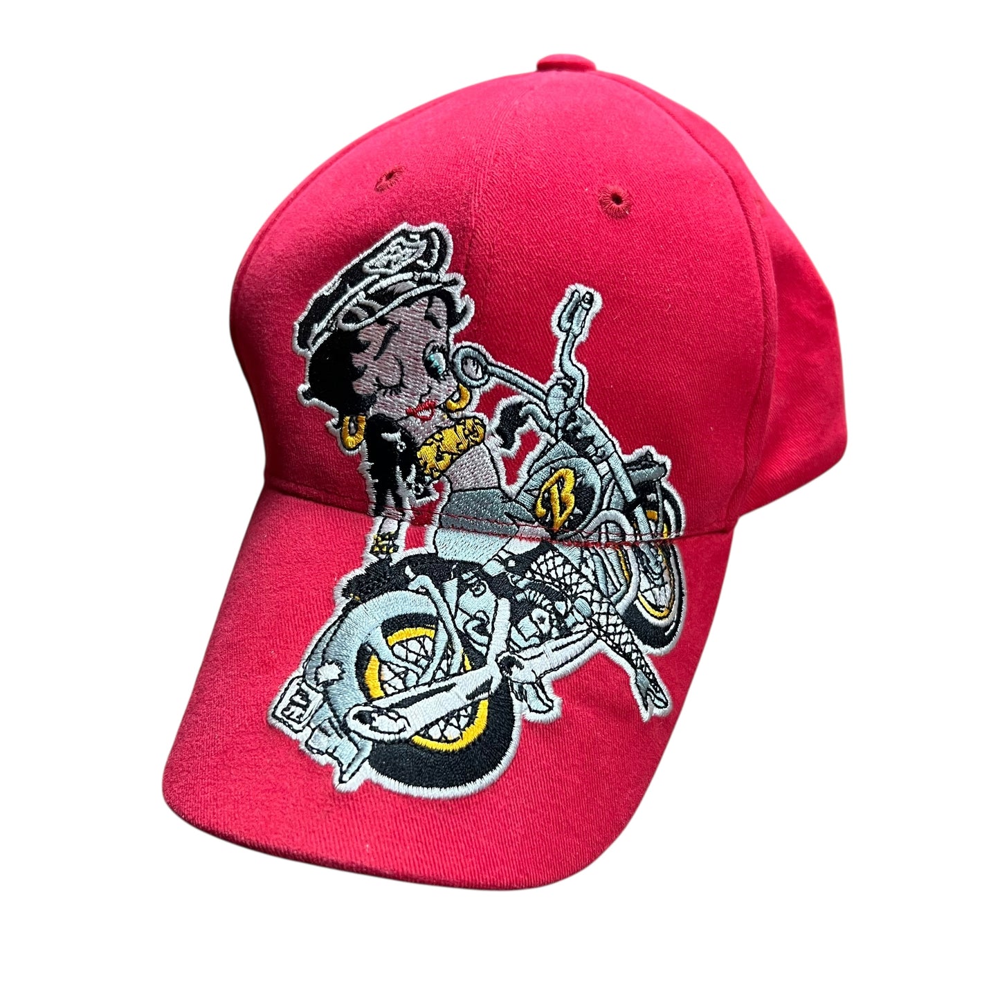 2002 Red Betty Boop Biker Cap - OS