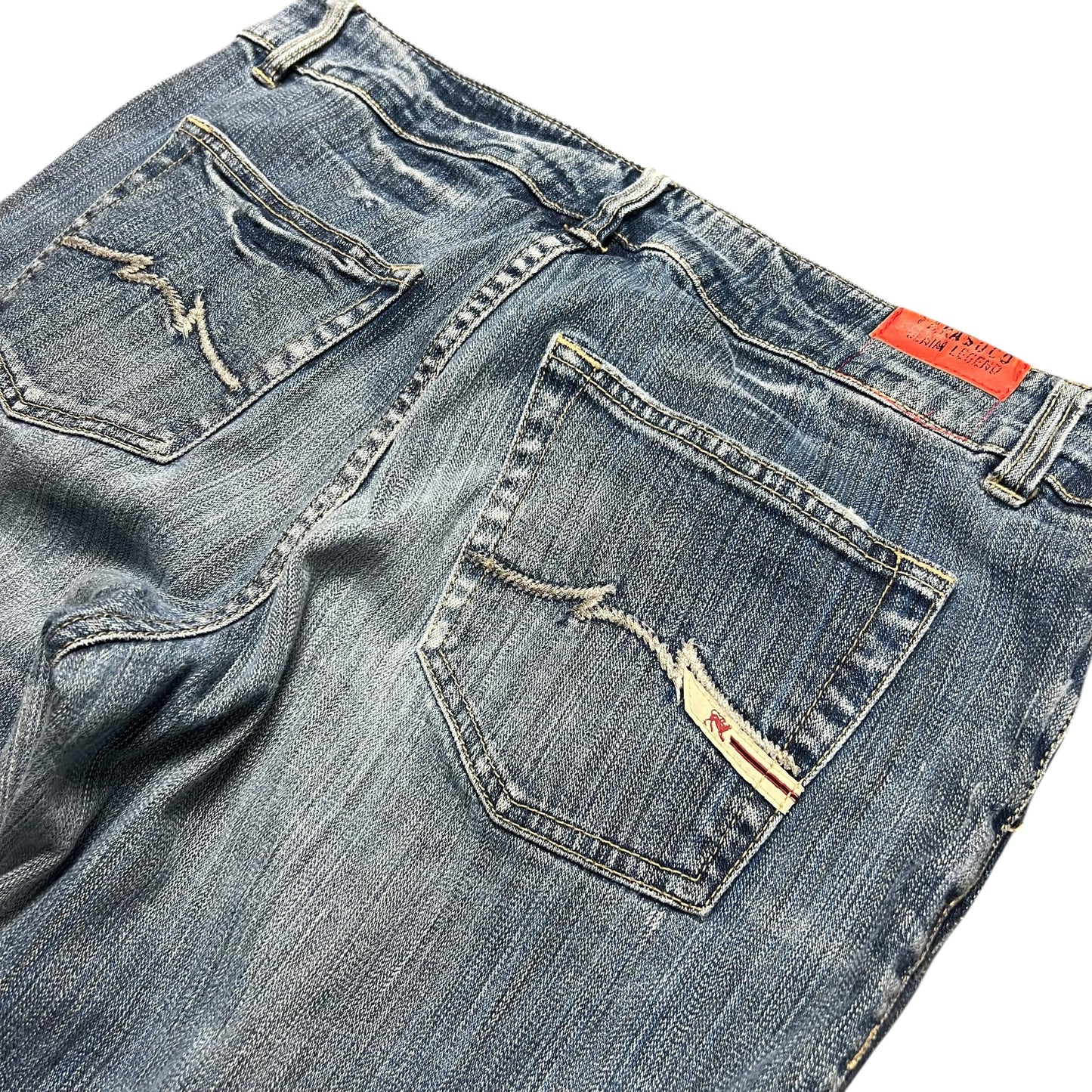 Parasuco Faded Light Wash Flared Jeans - 33"