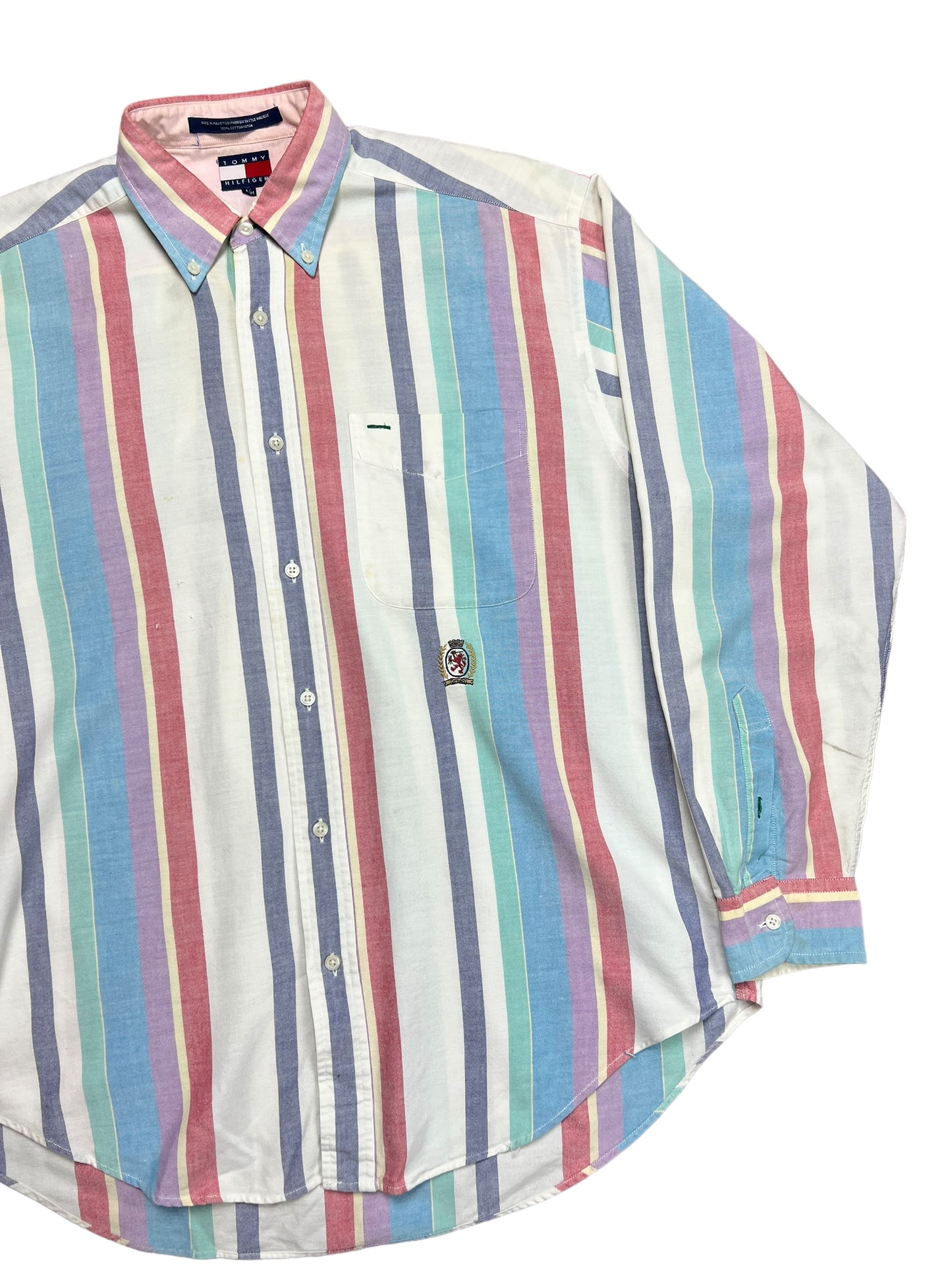 Tommy Hilfiger Striped Button-up Shirt - XL