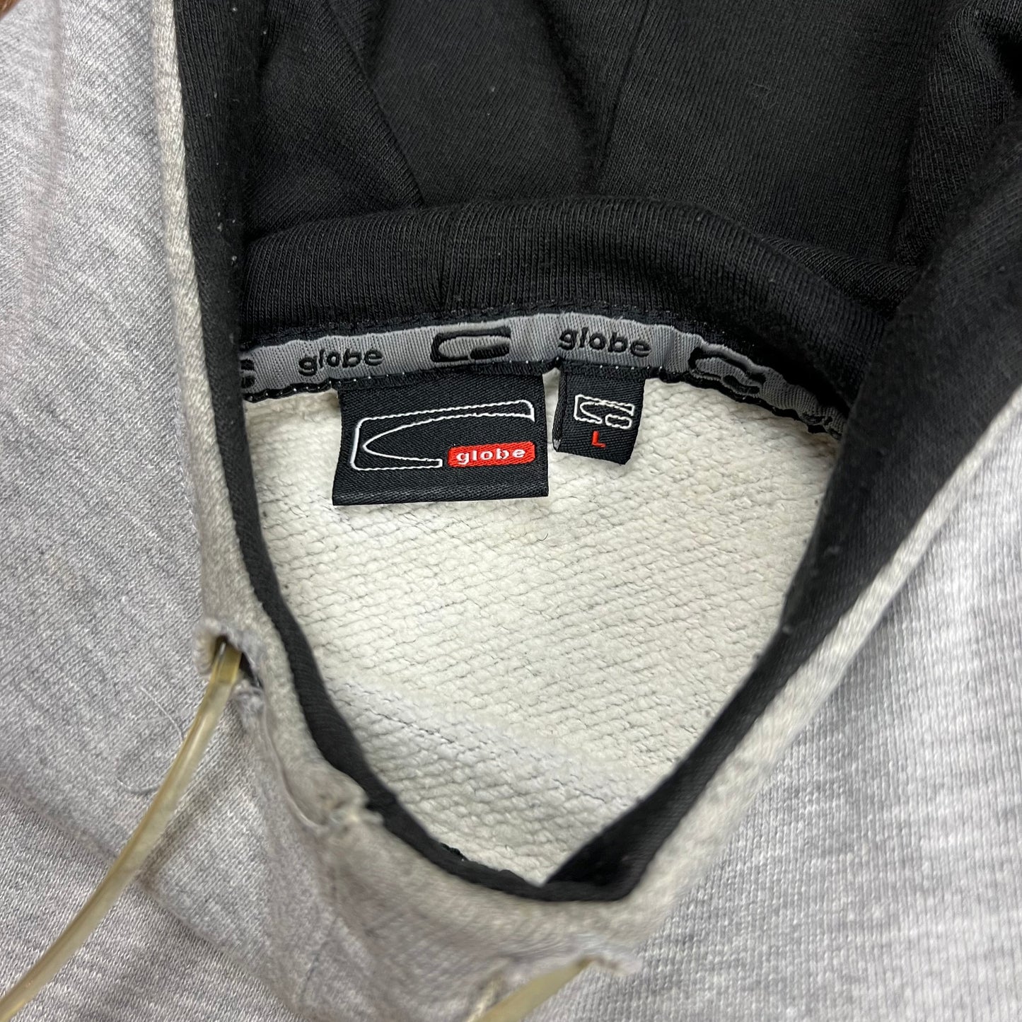 Globe Skateboards Boxy Grey Pullover Hoodie - L